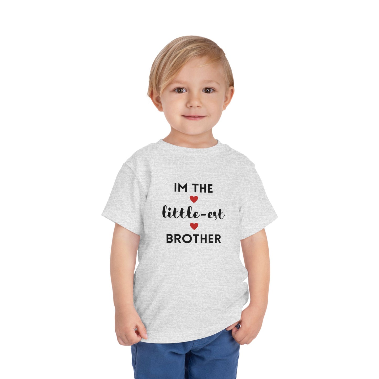 I'm the Little-est Brother- Sibling T-Shirt for Family Matching