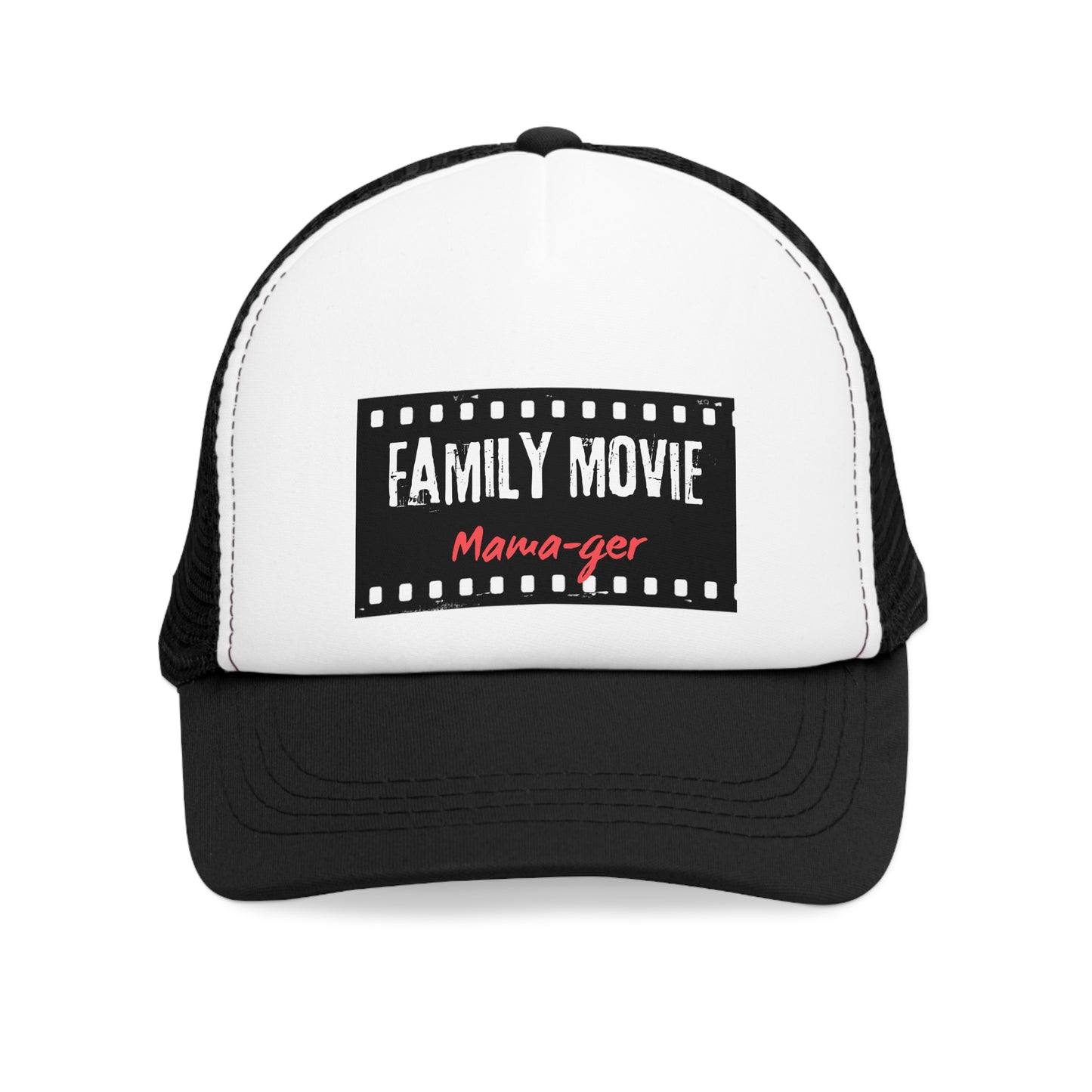 "Family Movie Mama-ger" Mesh Cap - Perfect Gift for Movie Lovers & Family Movie Nights