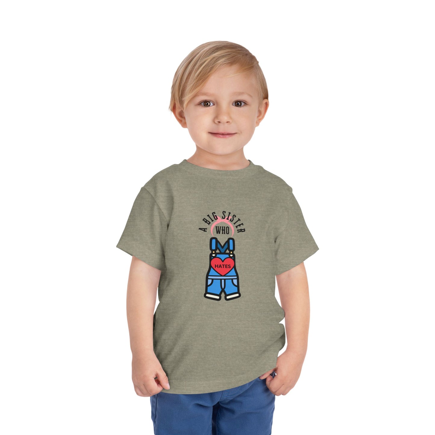 Big Sister who Hates Ms Rachel- Toddler T-Shirt (Ages 2-5)