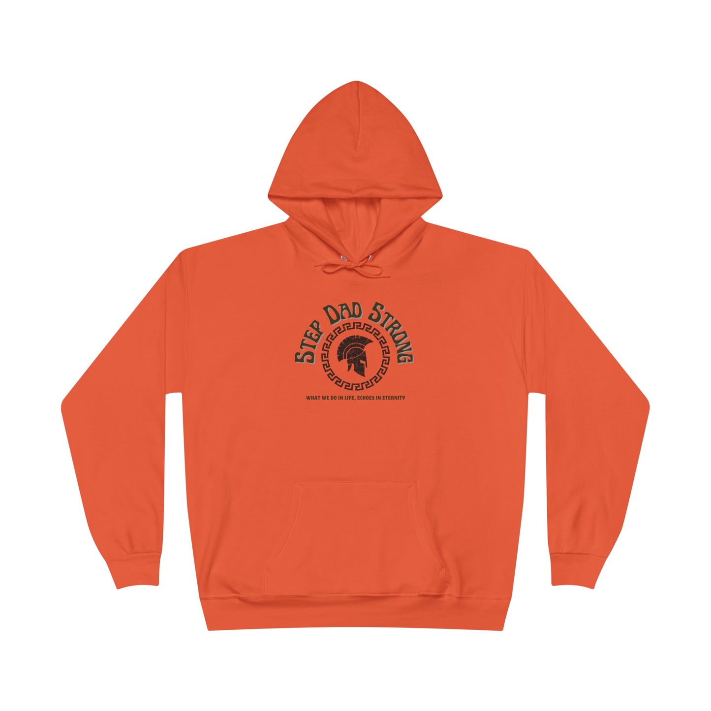 Step Dad Strong (Eco-Friendly) Pullover Hoodie, Gift for Step Dads, Comfortable Sweatshirt, Father's Day Gift, Casual Wear