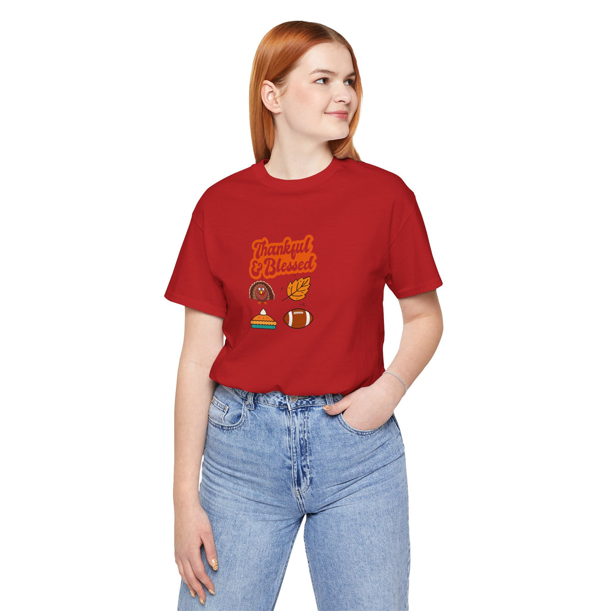 Thankful & Blessed Thanksgiving T-Shirt
