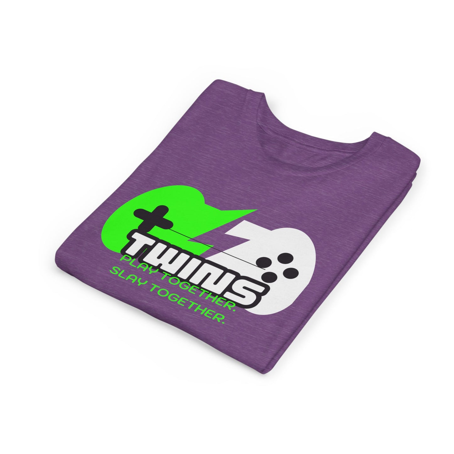 Teen Twins Gaming Tee — "Twins: Play Together, Slay Together"