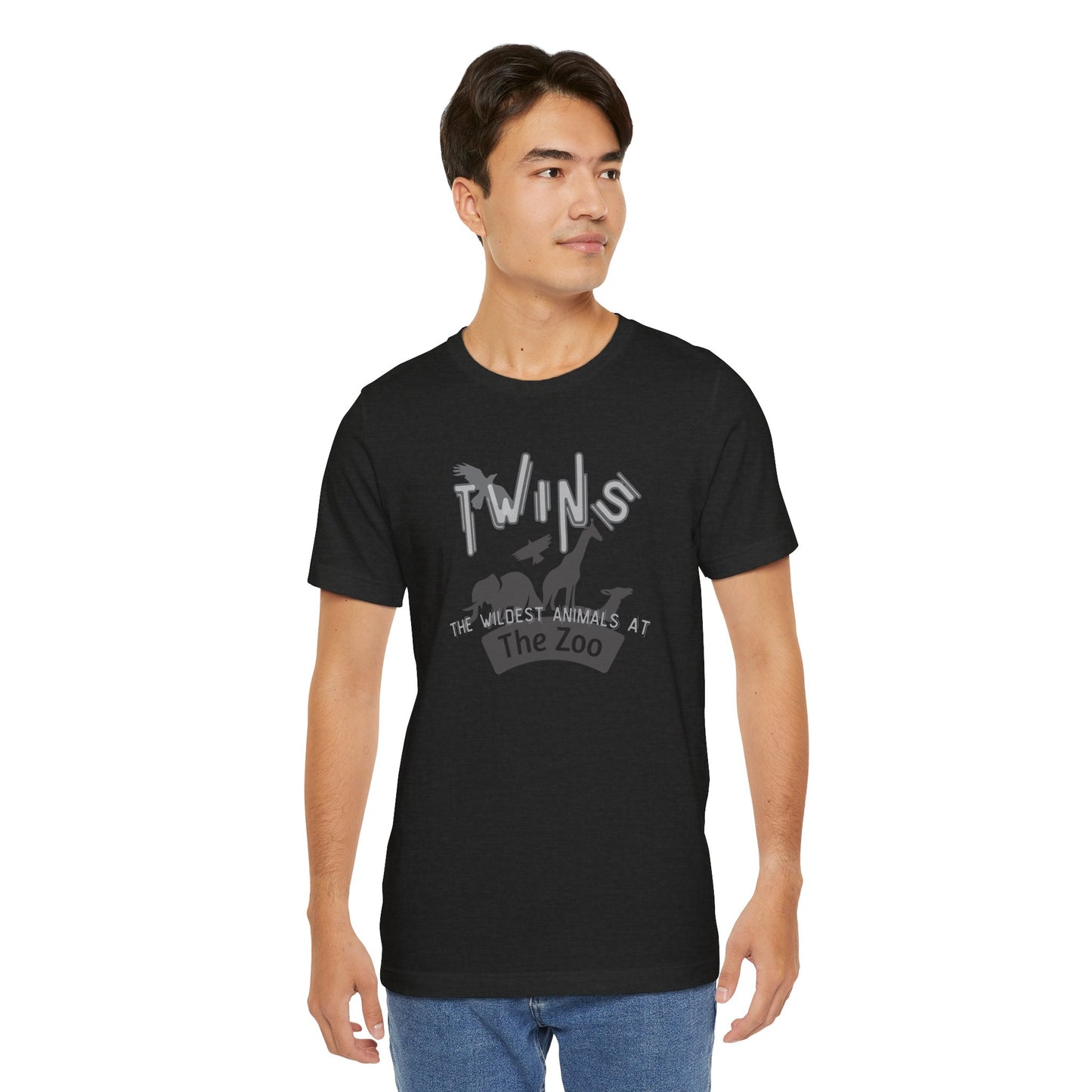 Twins Zoo T-Shirt — 'The Wildest Animals at the Zoo' Graphic Tee