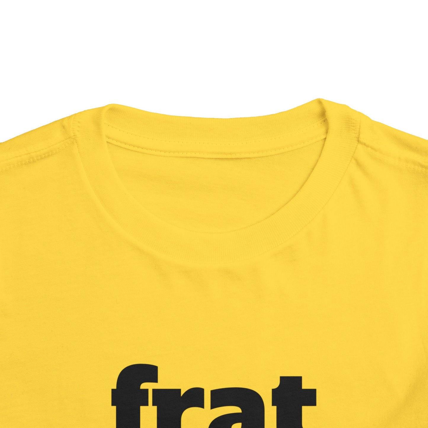 Fraternal Twin- Frat Girl- Toddler Tee — "frat girl" Front with "Time to Party" Back Graphic