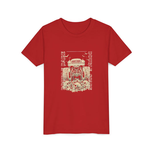 Double Dare-Double Scare- Monster Truck Twin Tee — Unisex