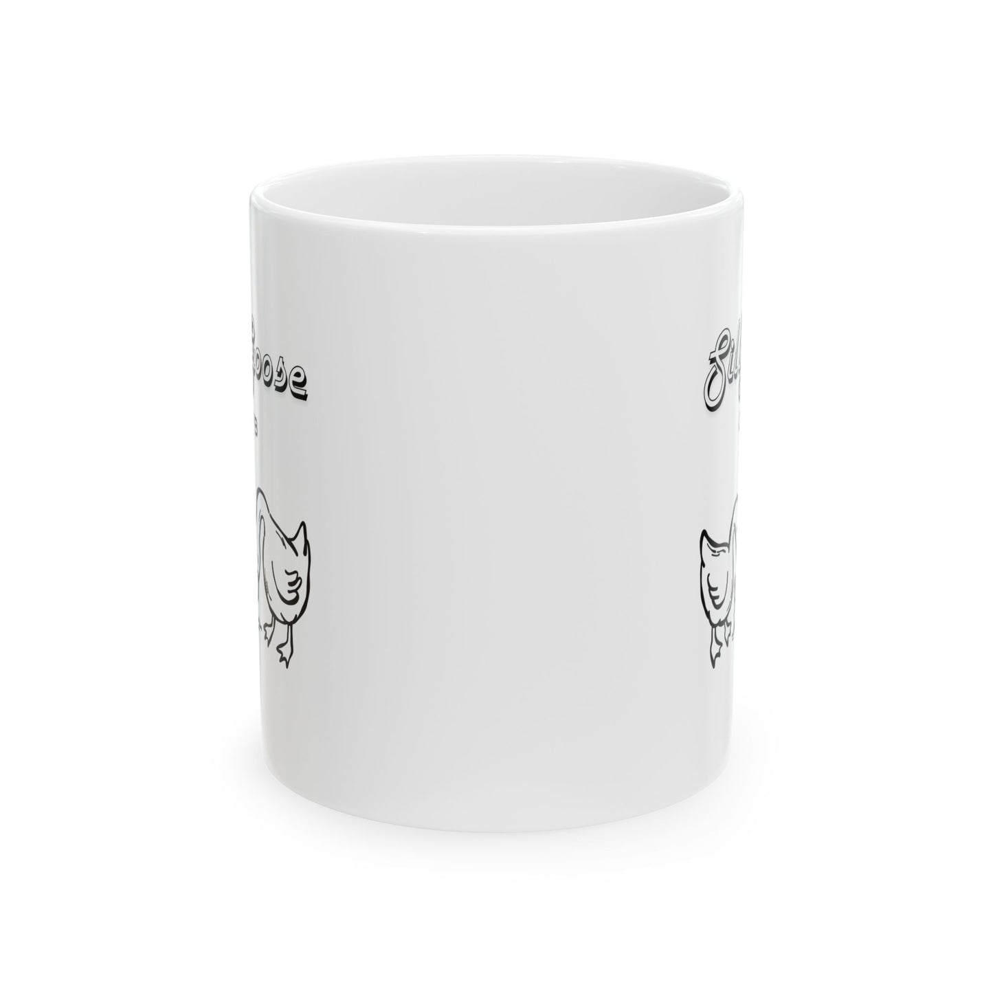 Silly Goose Mug — Cute Hand-Drawn Geese- Gift