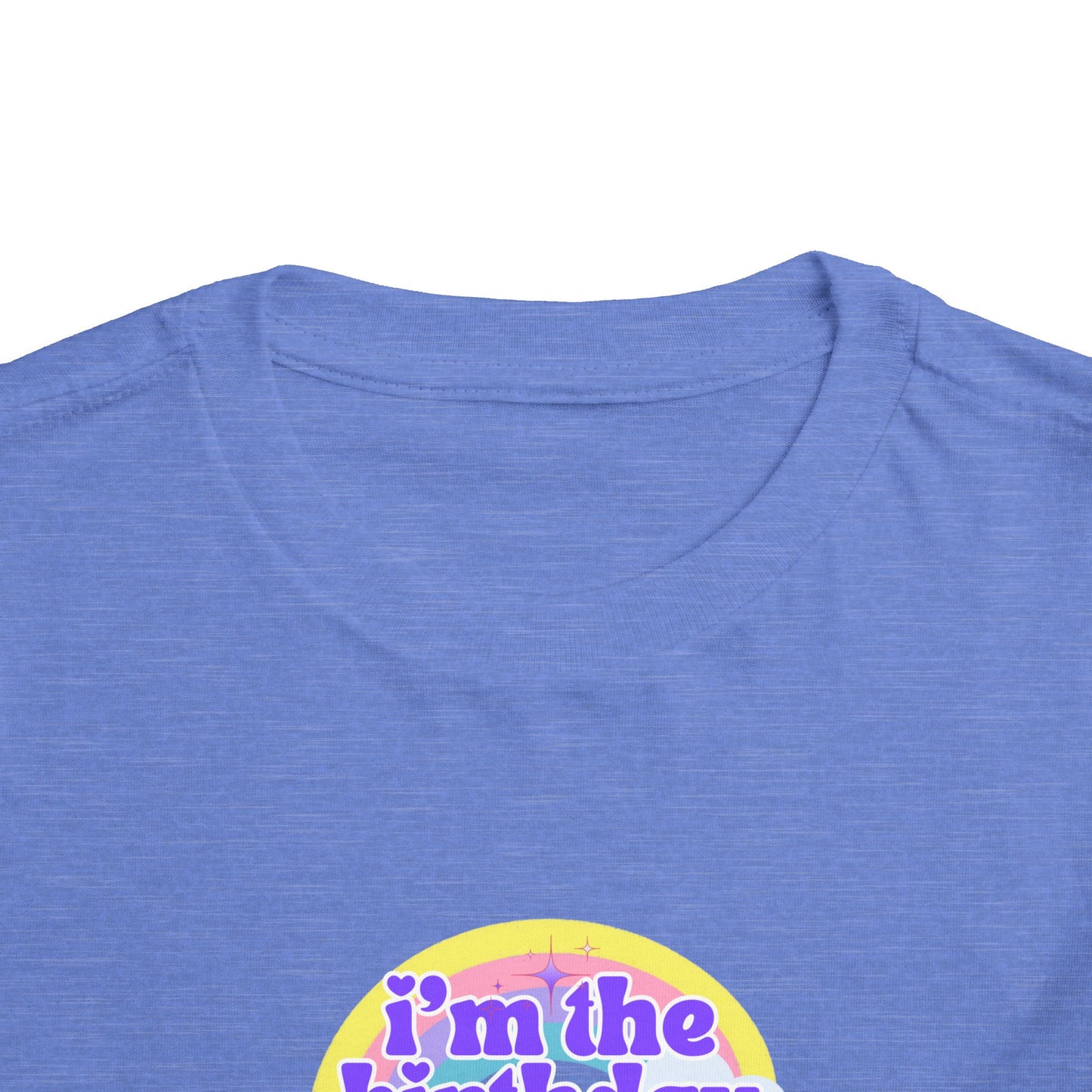 Birthday Girl Kids 2 to 5 years Tee — "I'm the Birthday Girl" Cat Unicorn Party Shirt