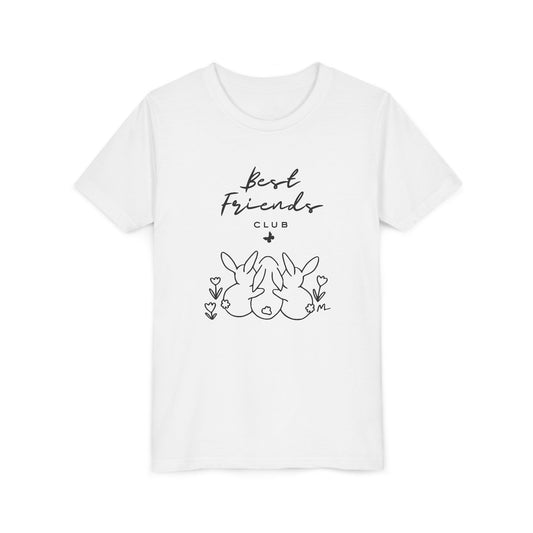 Young Adult Tee - "Best Friends" Bunny Trio Kids Graphic Shirt