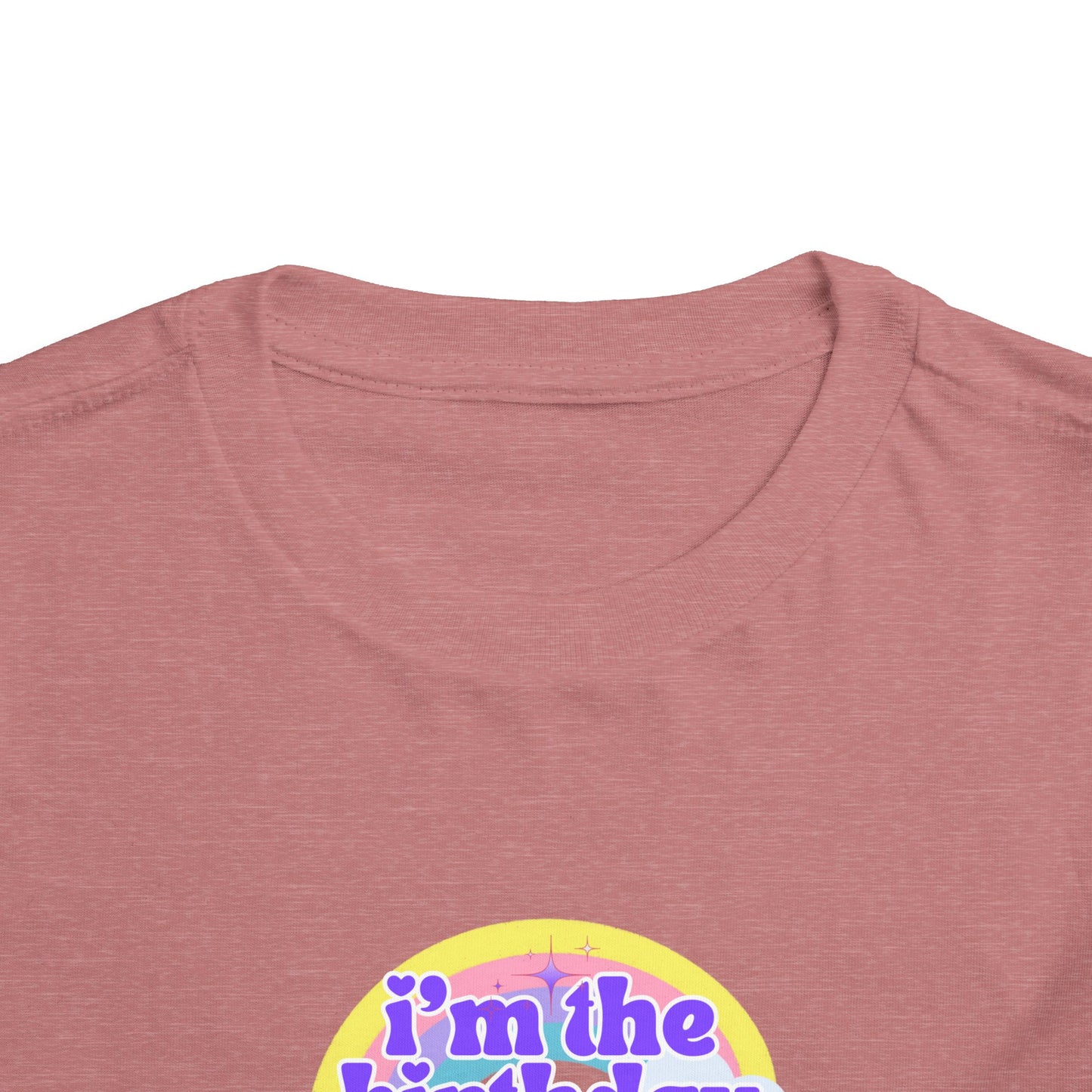 Birthday Girl Kids 2 to 5 years Tee — "I'm the Birthday Girl" Cat Unicorn Party Shirt