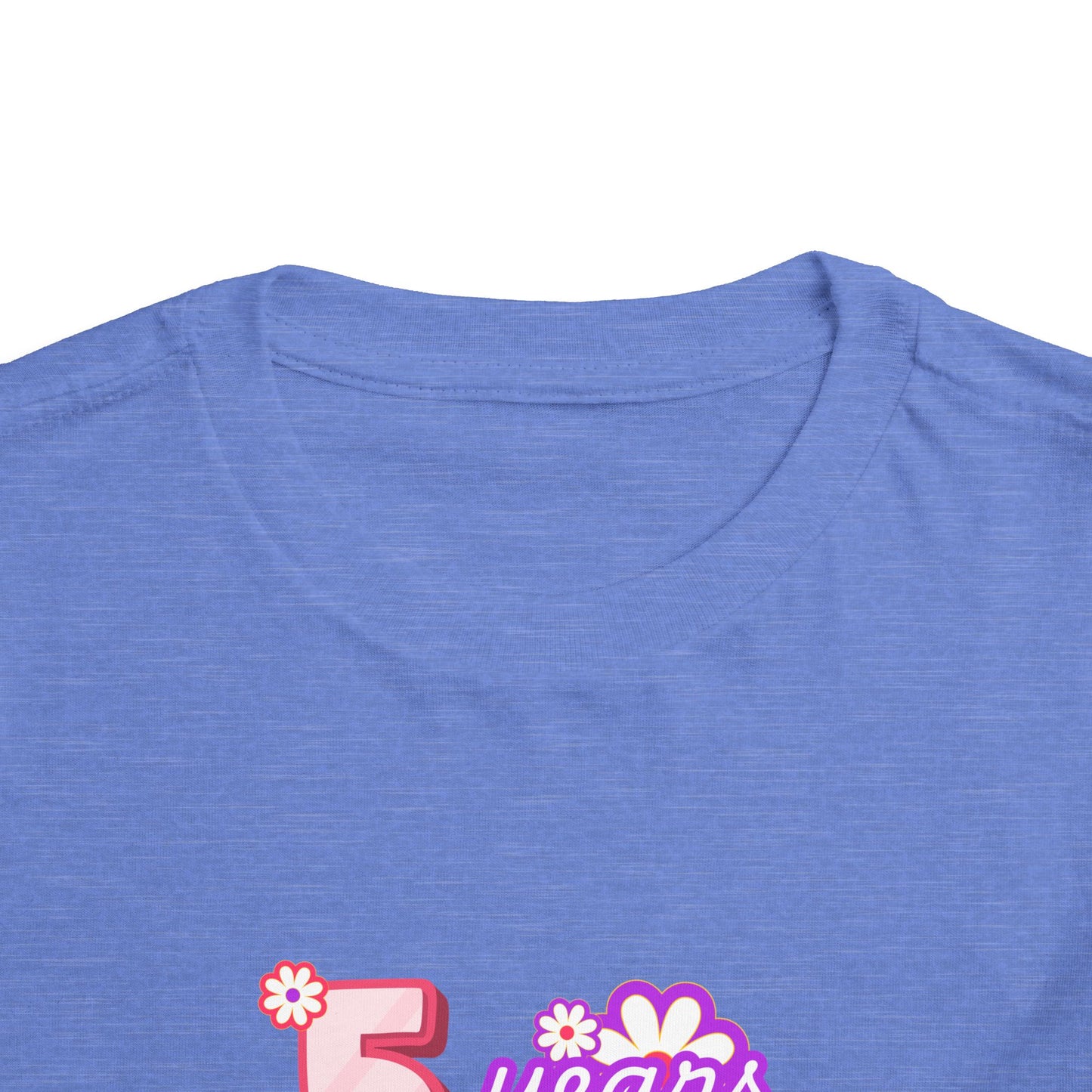 5th Birthday Tee — "5 Years of Awesomeness" Birthday Shirt (Girls)