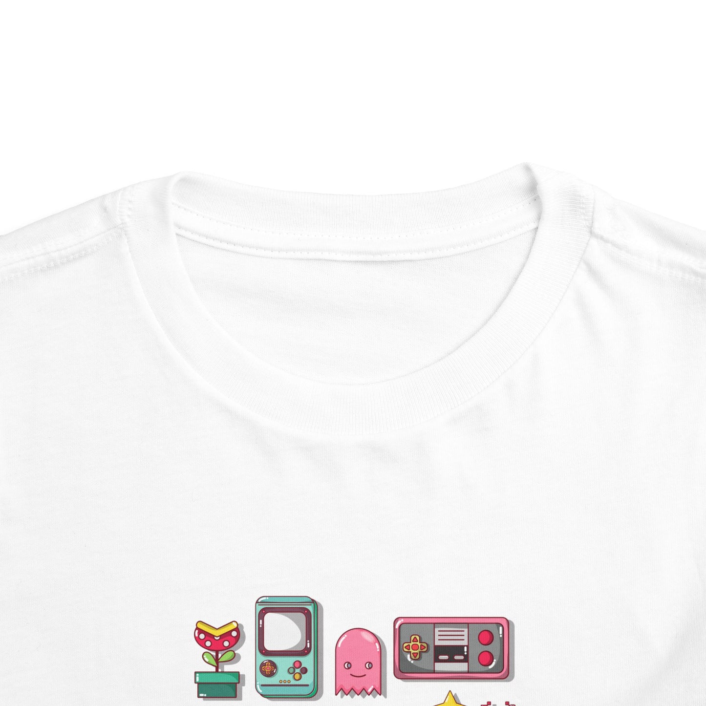 5th Birthday Tee — "Level 5 Unlocked" Retro Game Icons