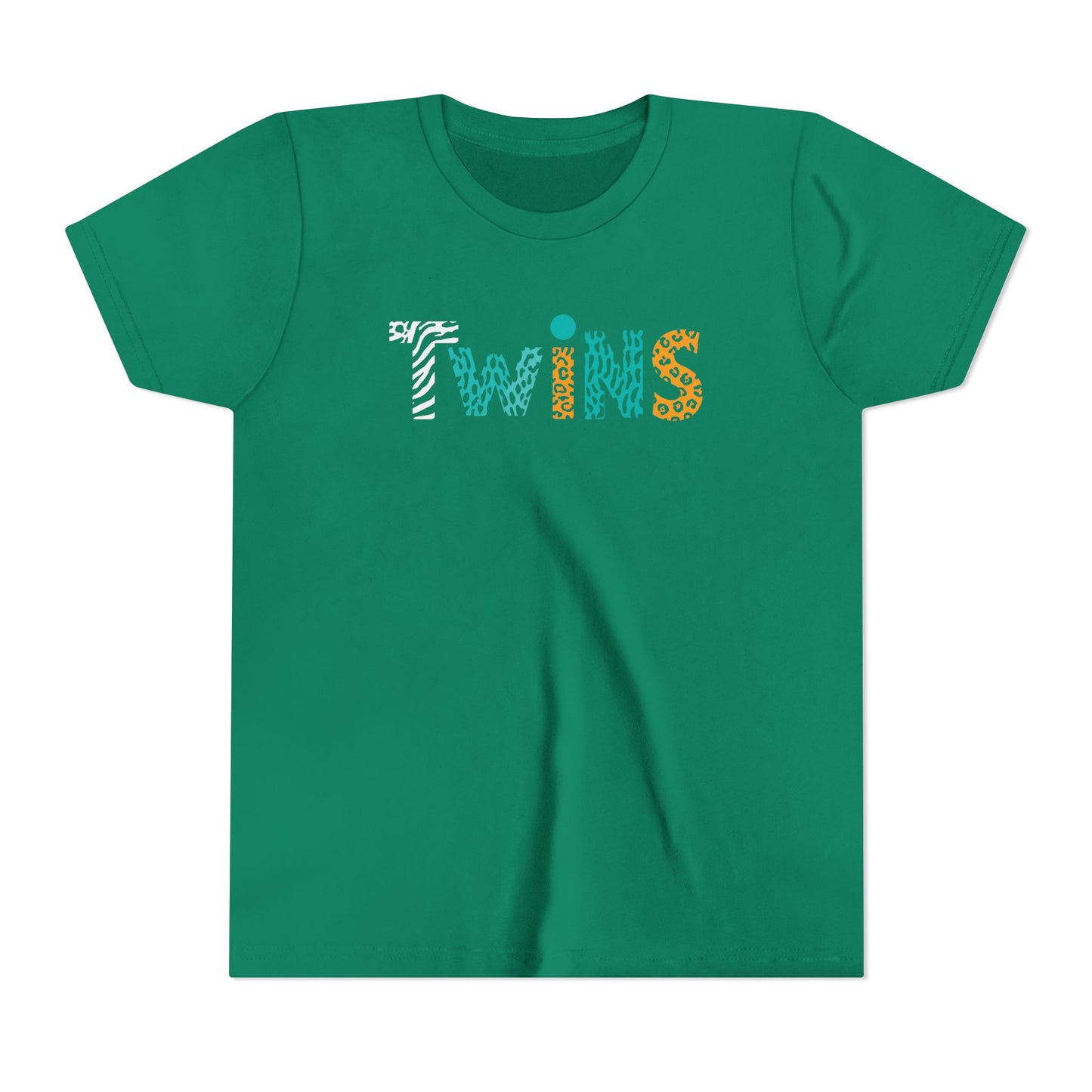 Teen/Pre-Teen "Twins" - Colorful Animal Print Kids T-Shirt