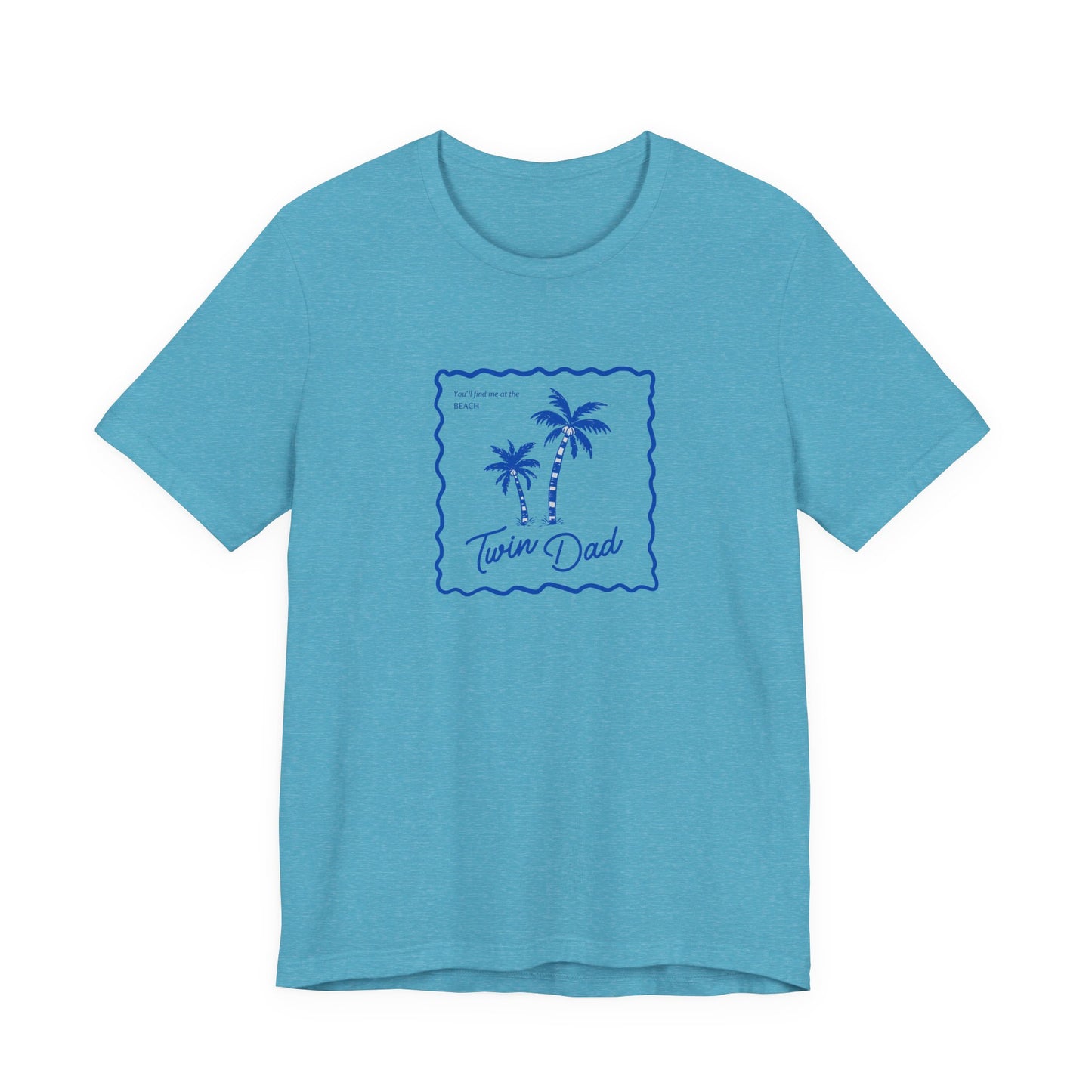 Twin Dad- Palm Tree Tee — Casual Beach Shirt