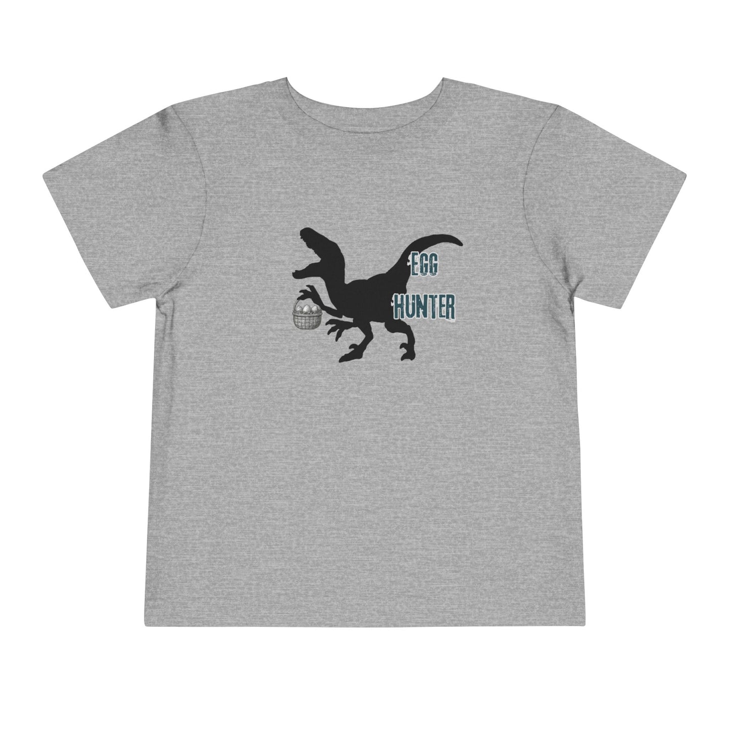 kids 2-5 years Tee — "Egg Hunter" Dinosaur Easter Shirt