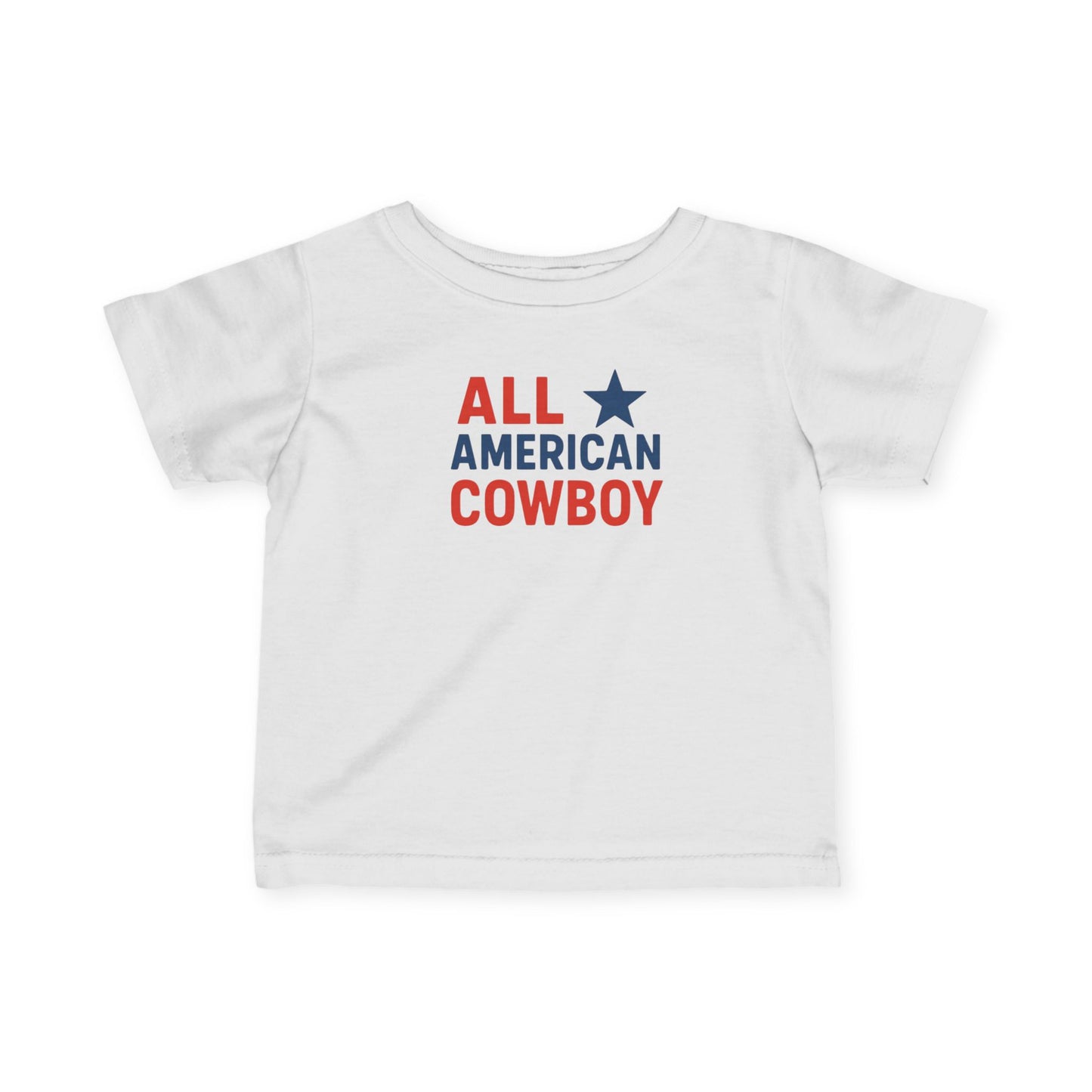 "All American Cowboy" Patriotic Baby T-Shirt (6-24 months)