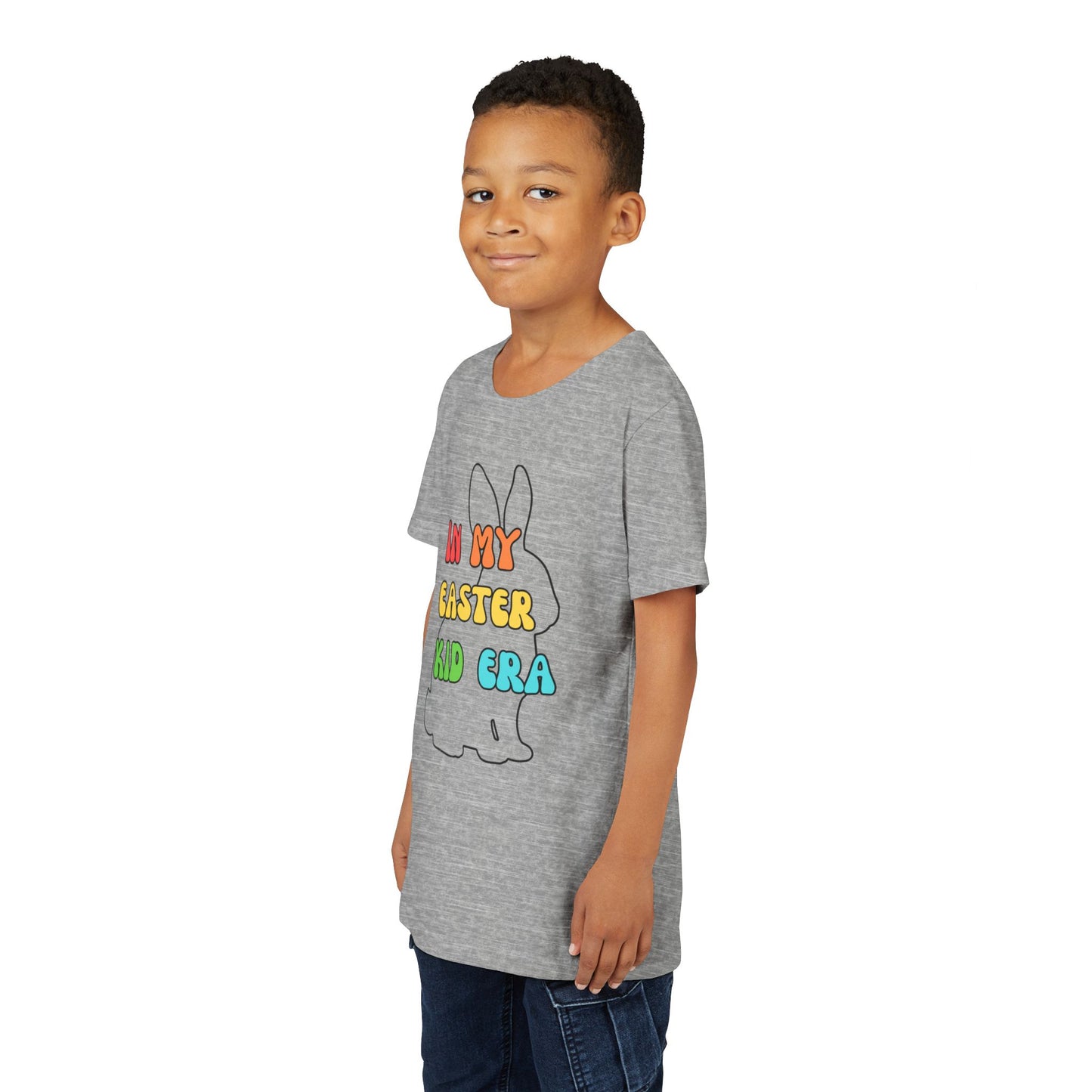 Youth Easter T-Shirt — "In My Easter Kid Era" Bunny Graphic