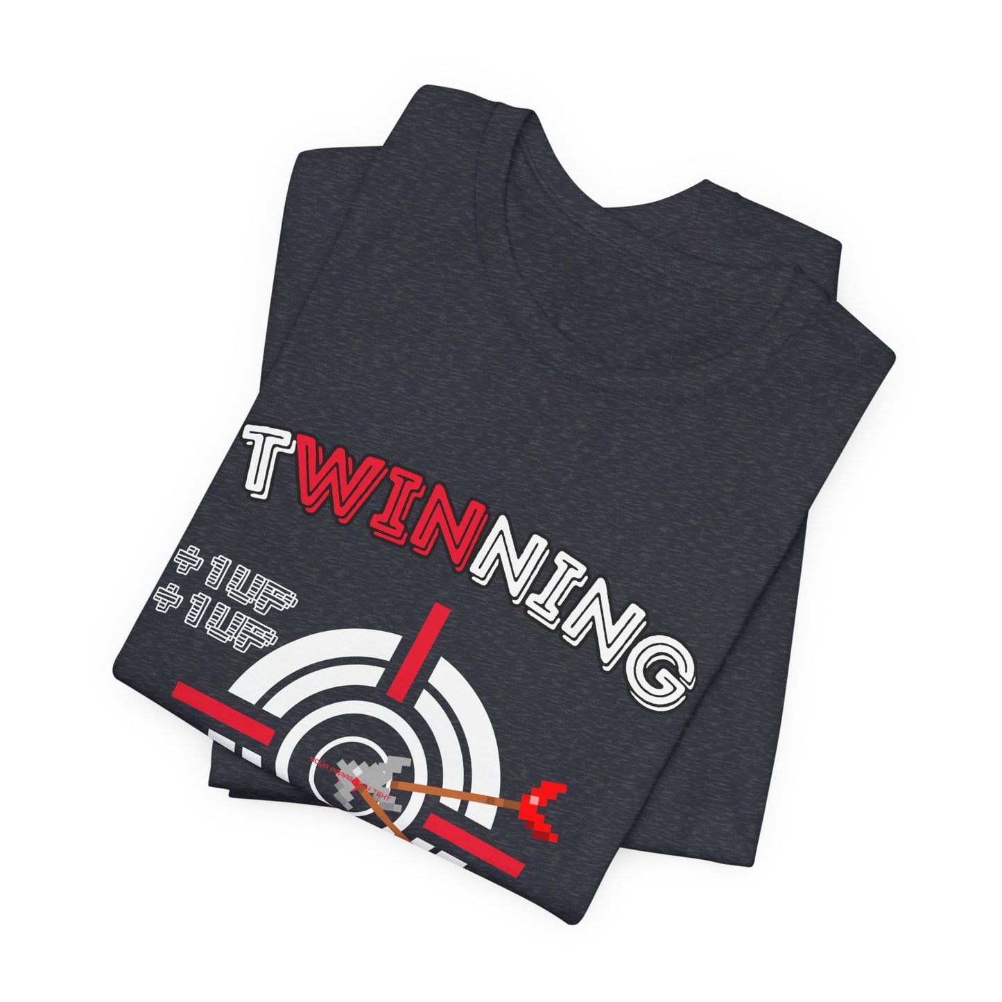 Twin Dad Tee — Retro Arcade Gamer T-Shirt