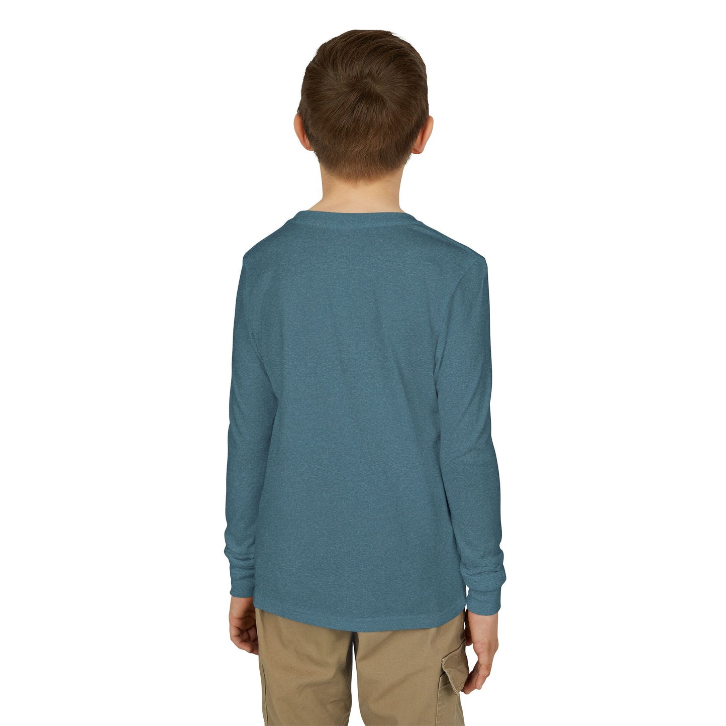 Youth Long Sleeve Tee — "Trick or Twins?" Cute Halloween Twin Zombie Graphic