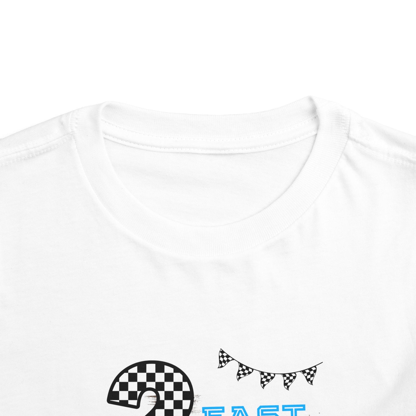 2nd Birthday – 'Too Fast, Too Curious' 2 Year old Party Racing Truck Design