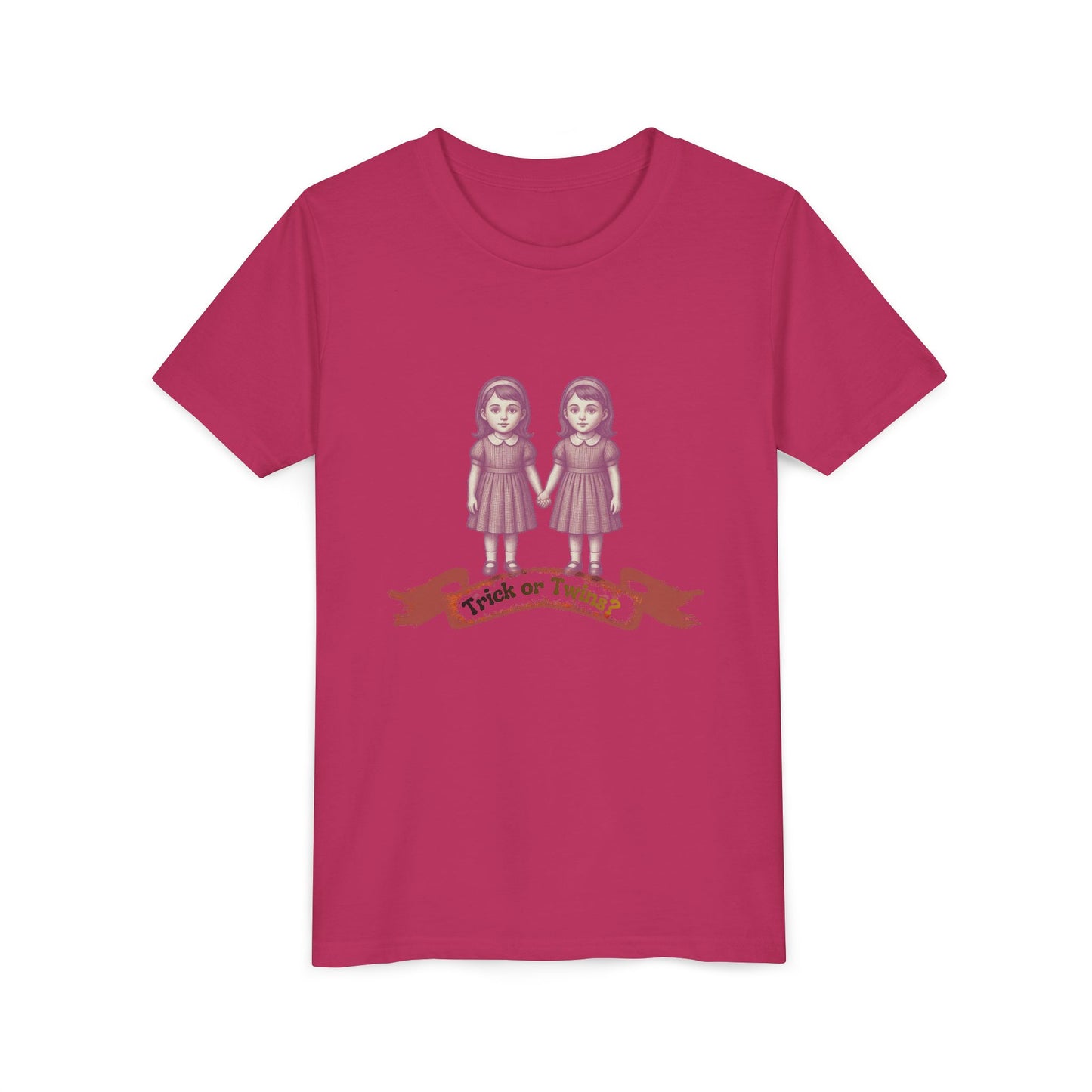 Horror Movie (The Shinning) — “Trick or Twins” Halloween Ghost -Twin Teen Girl Graphic