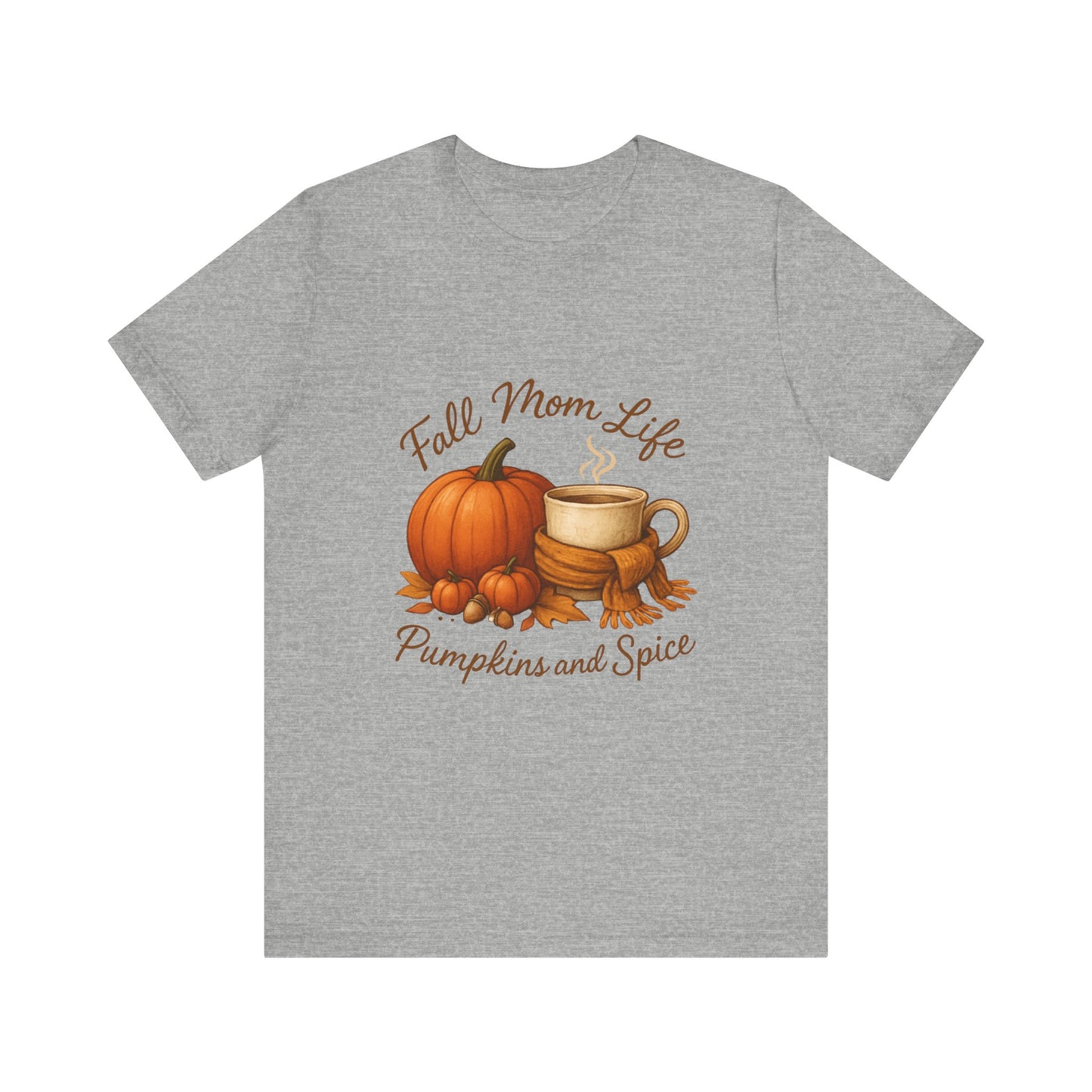 Fall Mom Life Curvy Womens Tee