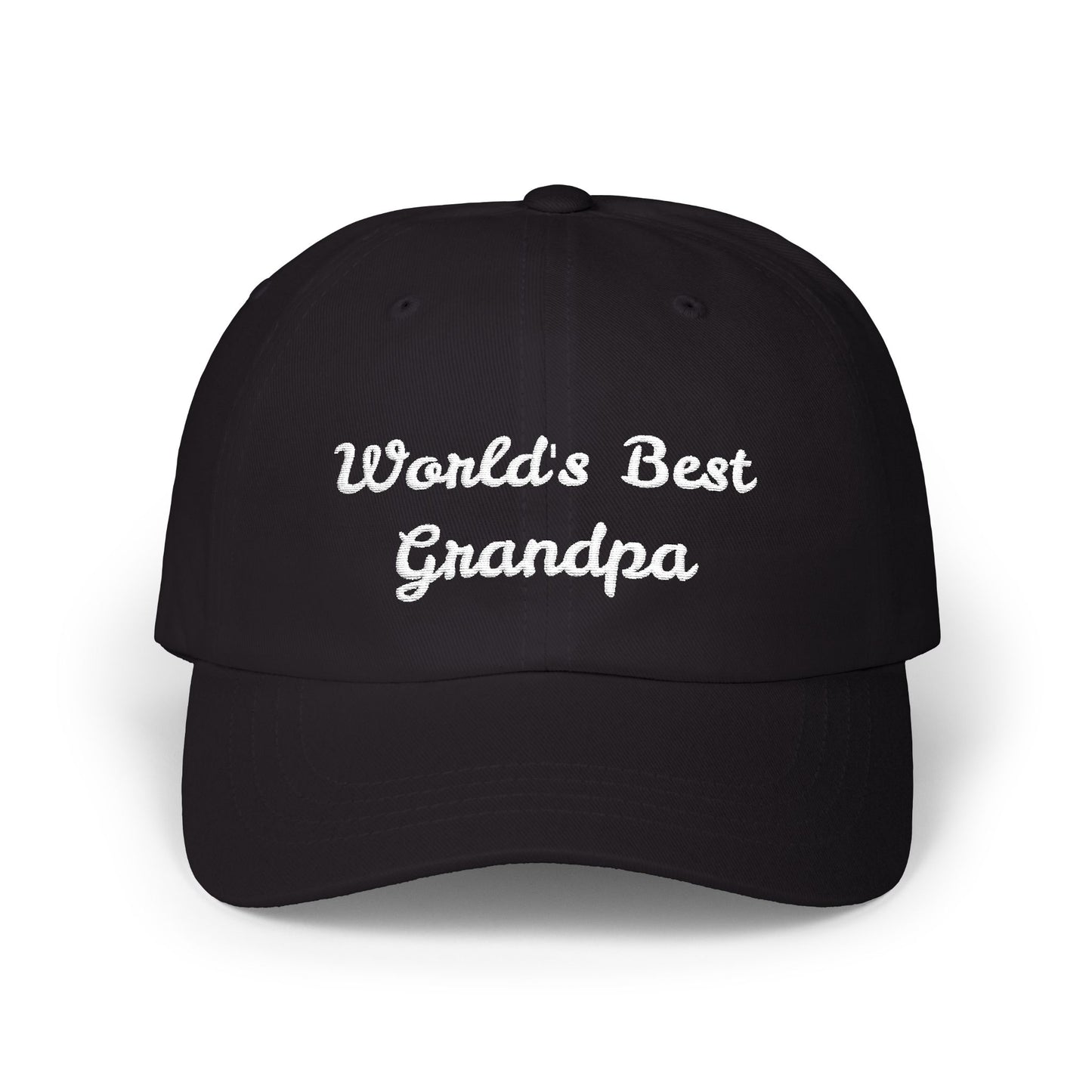 World's Best Grandpa, Cool Baseball Hat, Men’s Accessory, Casual Summer Wear, Sports Cap