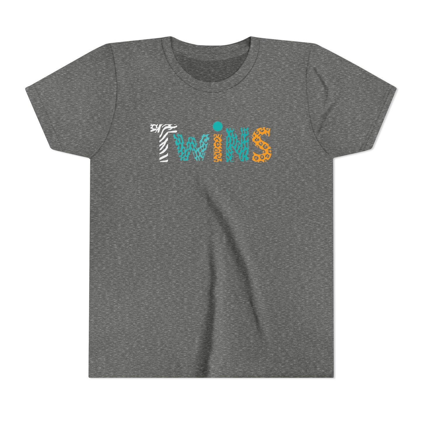 Teen/Pre-Teen "Twins" - Colorful Animal Print Kids T-Shirt