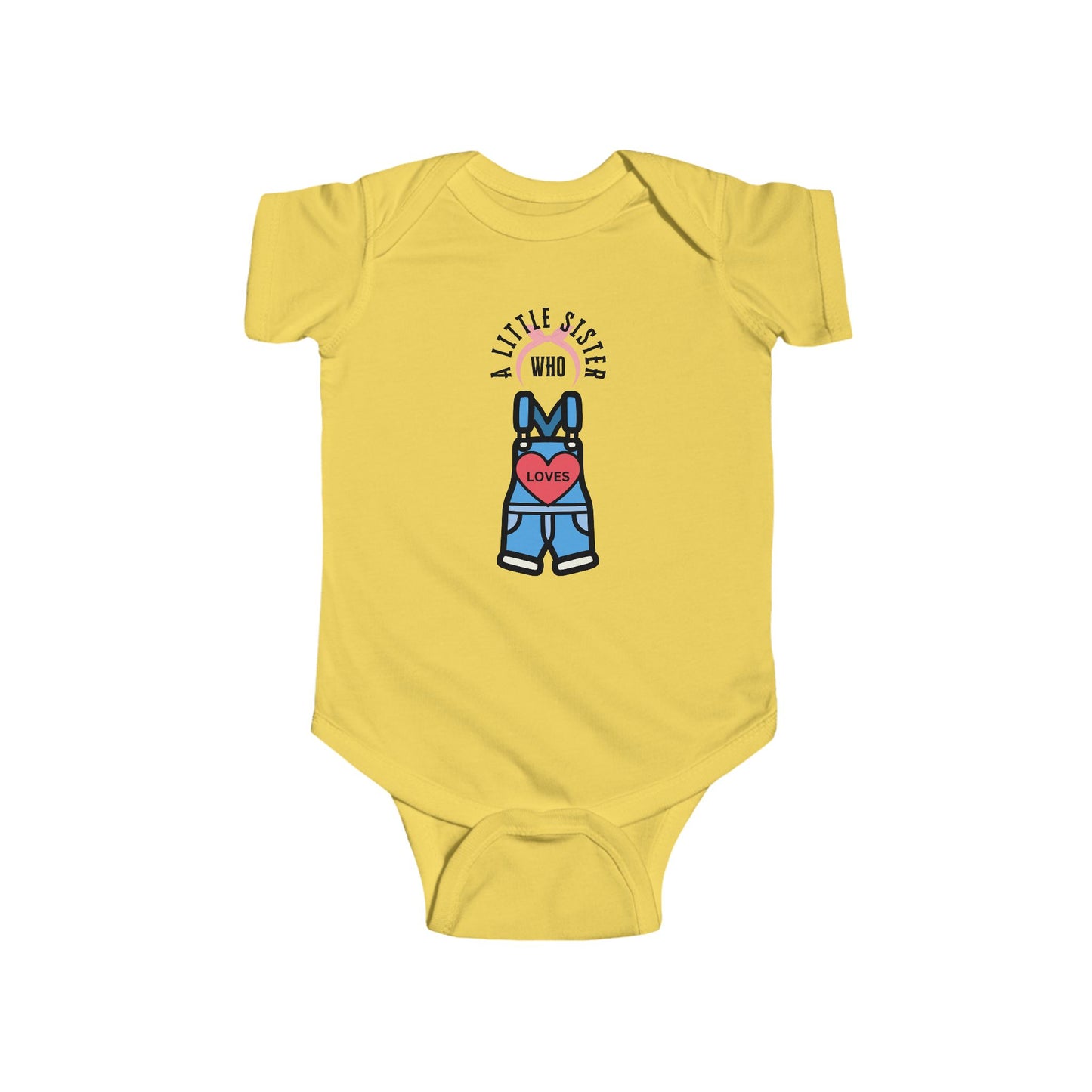 Little Sister Who Loves Ms Rachel- Bodysuit (Ages 0-24 months)