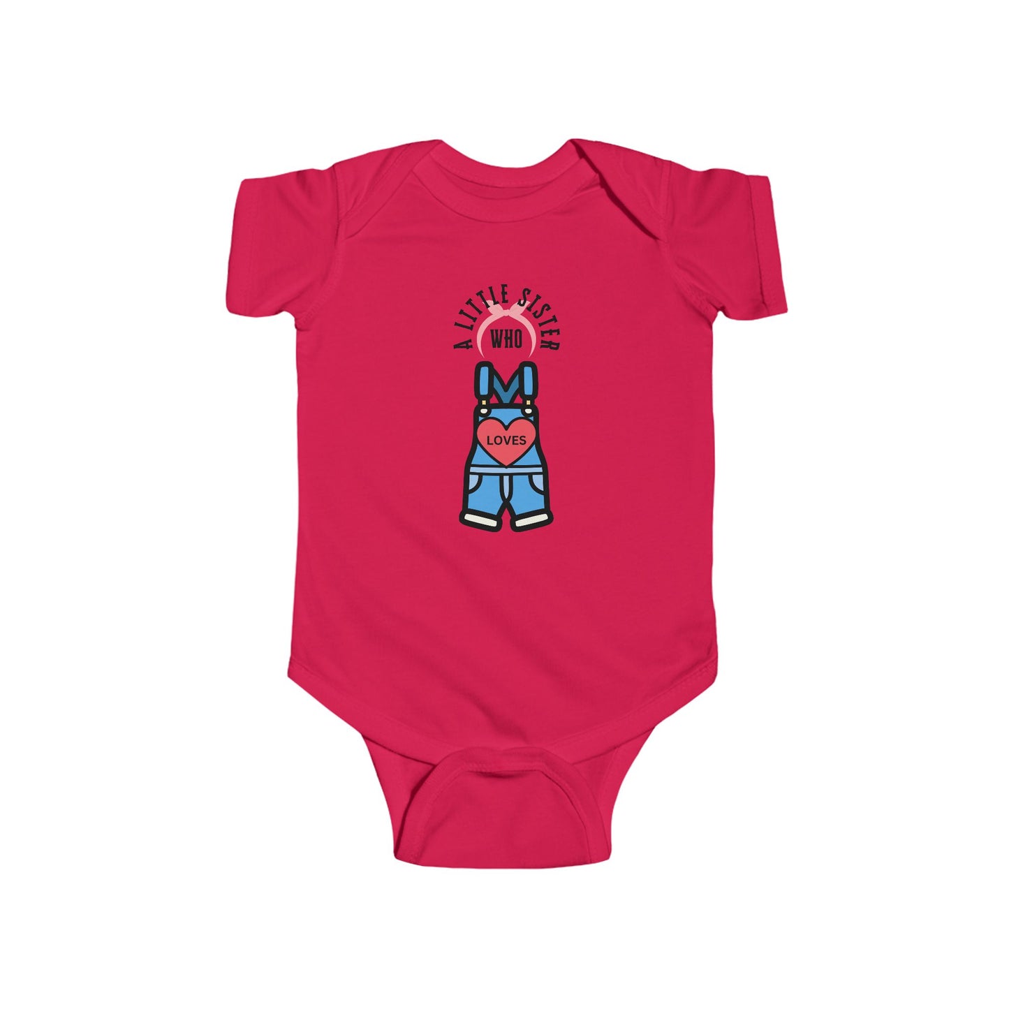 Little Sister Who Loves Ms Rachel- Bodysuit (Ages 0-24 months)