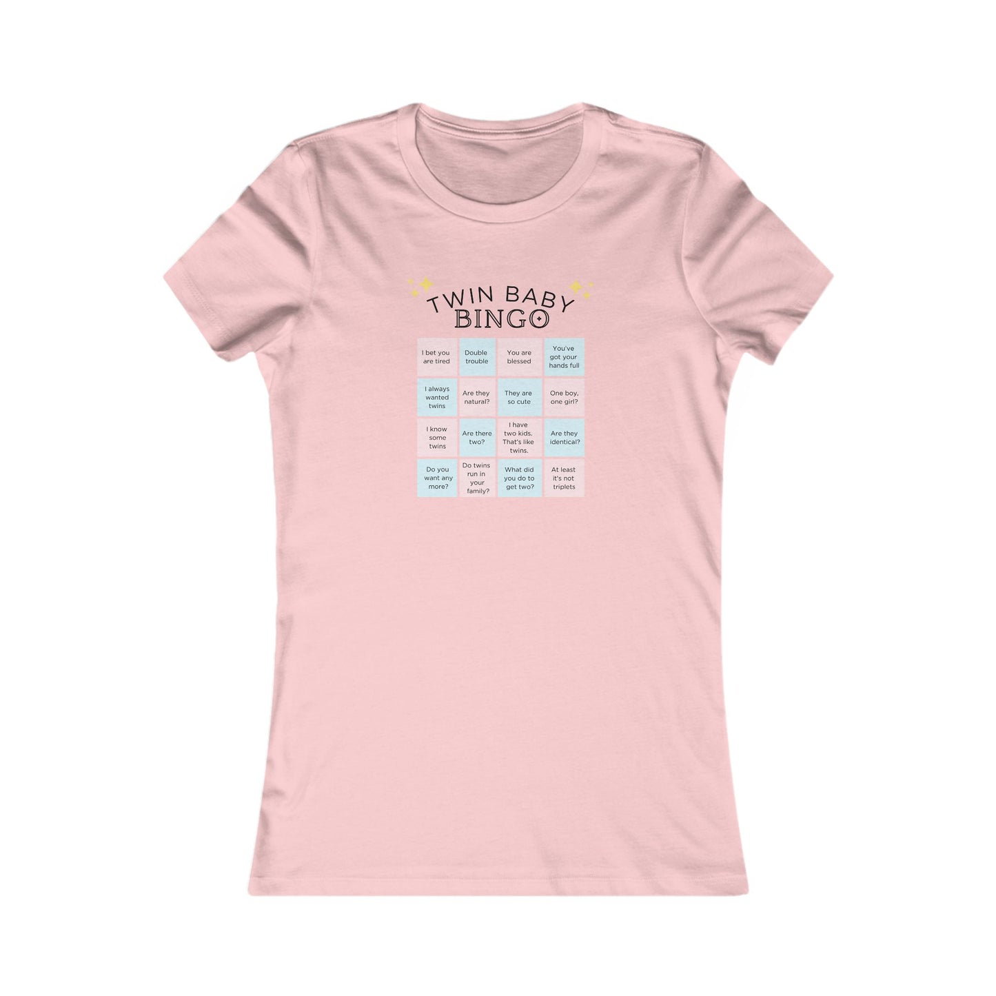 "Twin Baby Bingo"- Baby Shower Game/ Twin Mom T-Shirt