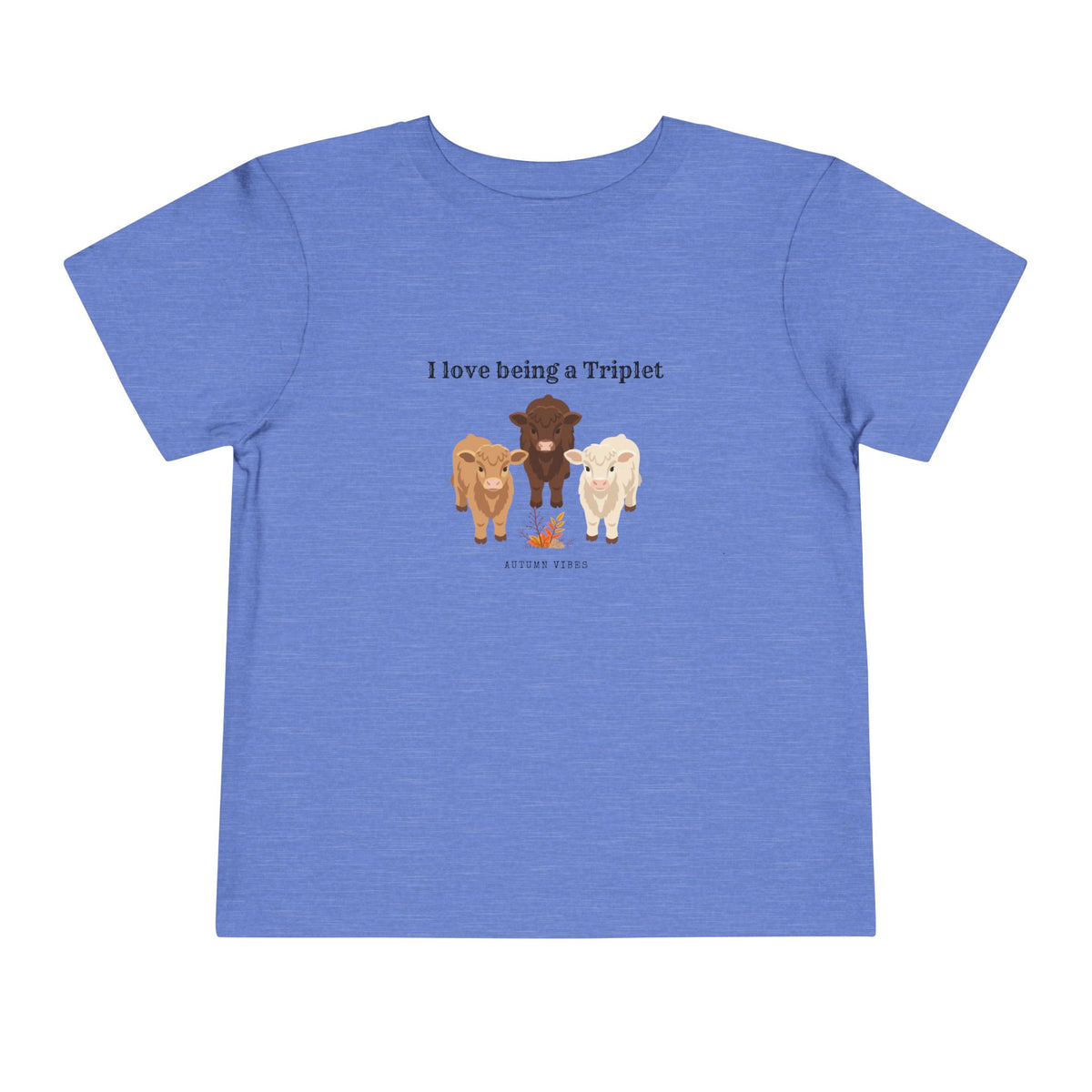 I Love Being a Triplet Toddler Tee – Cute Matching Sibling Autumn Shirt