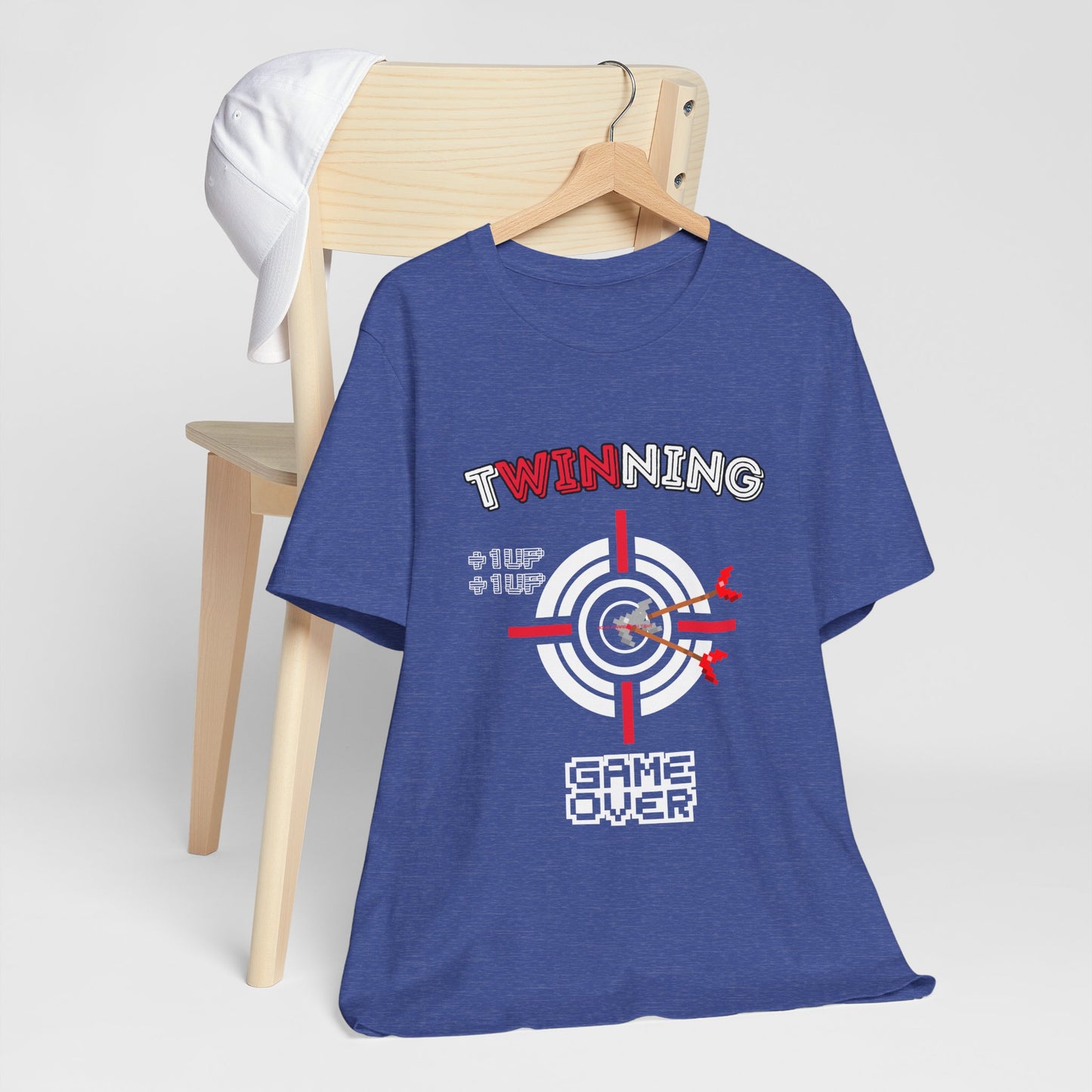 Twin Dad Tee — Retro Arcade Gamer T-Shirt