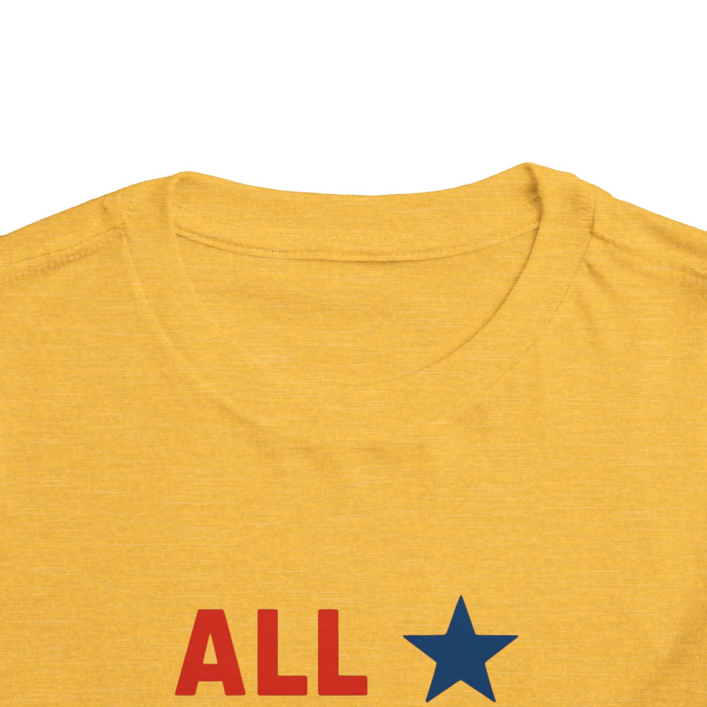 All American Cowboy Toddler Tee — Patriotic Kids Short Sleeve Shirt