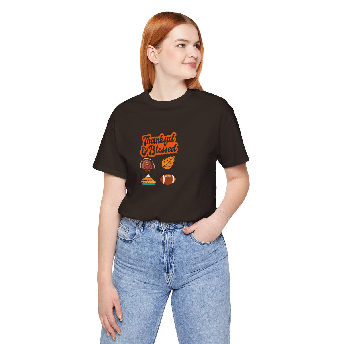 Thankful & Blessed Thanksgiving T-Shirt