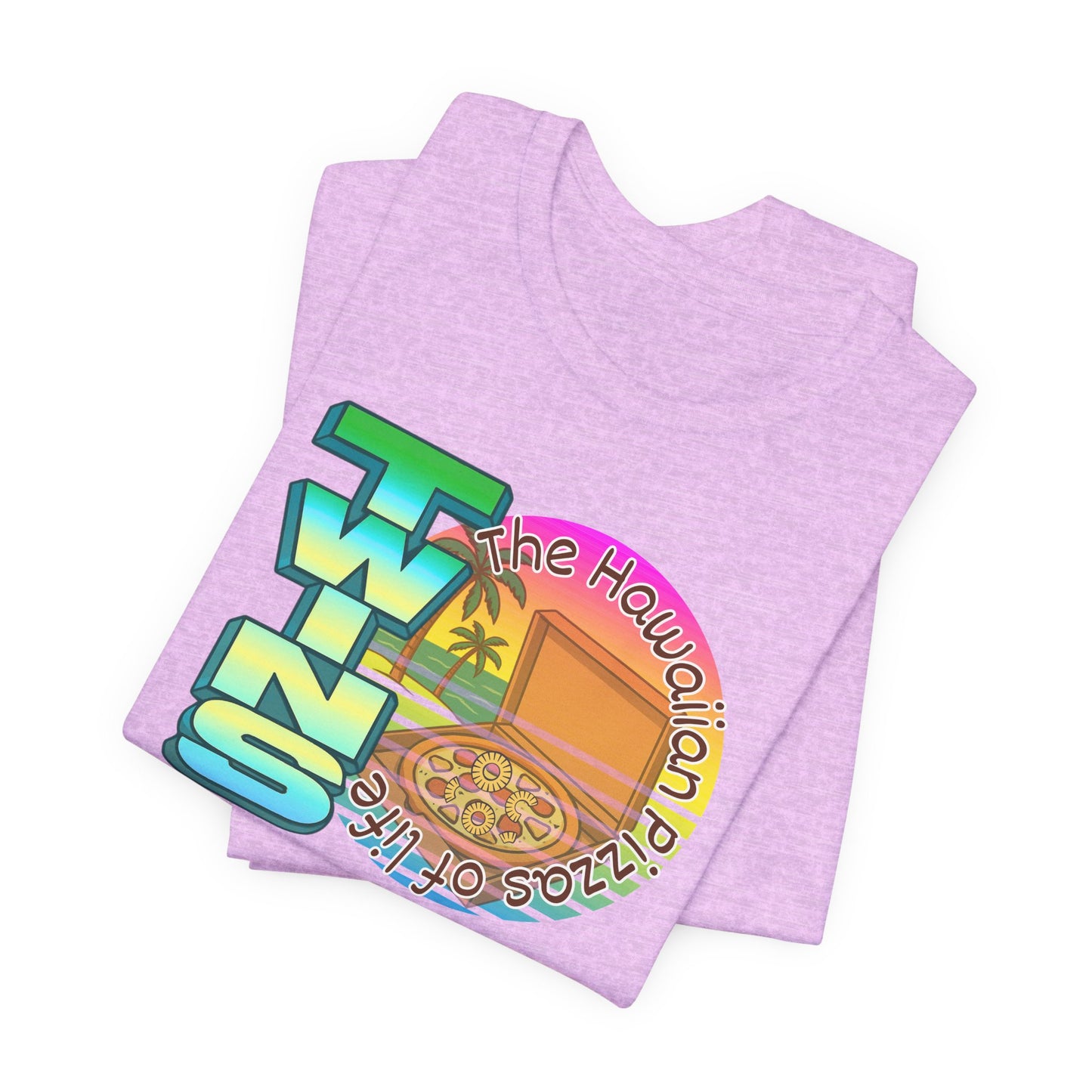 Hawaiian Pizza- Twin Dad Beach T-Shirt — Vintage 90's Style Tee