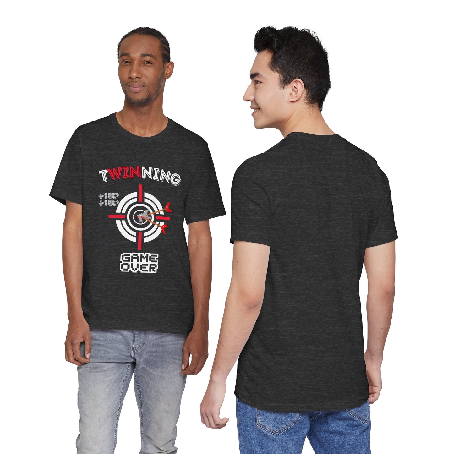Twin Dad Tee — Retro Arcade Gamer T-Shirt