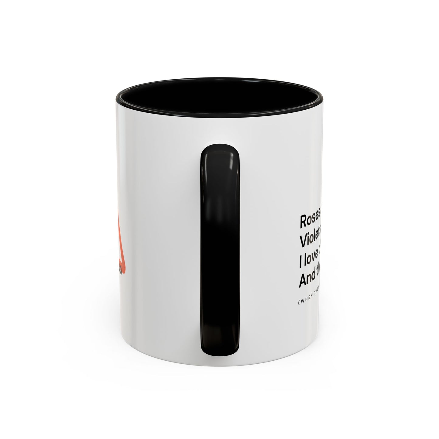 Funny 'I Love Old People' Accent Coffee Mug — Humorous Roses Are Red Poem Gift