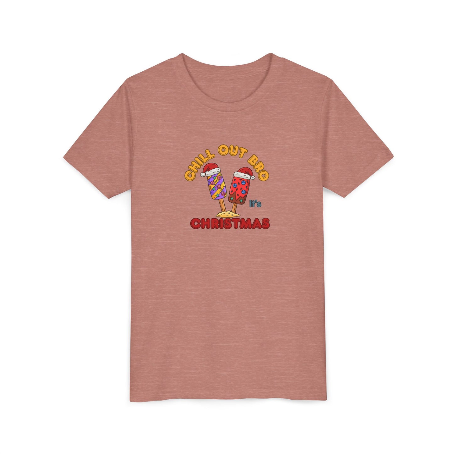 Chill Out Bro, It's Christmas- Young Adult- Popsicle Holiday Shirt