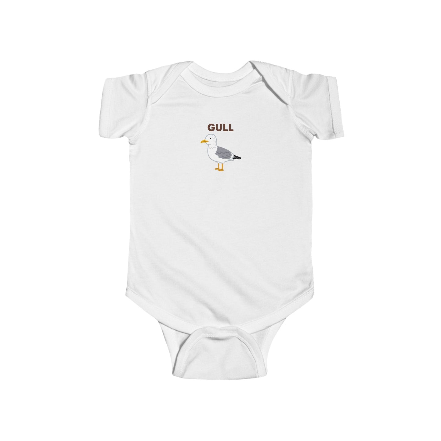 Gull Graphic- Baby Bodysuit- Cute Beachwear