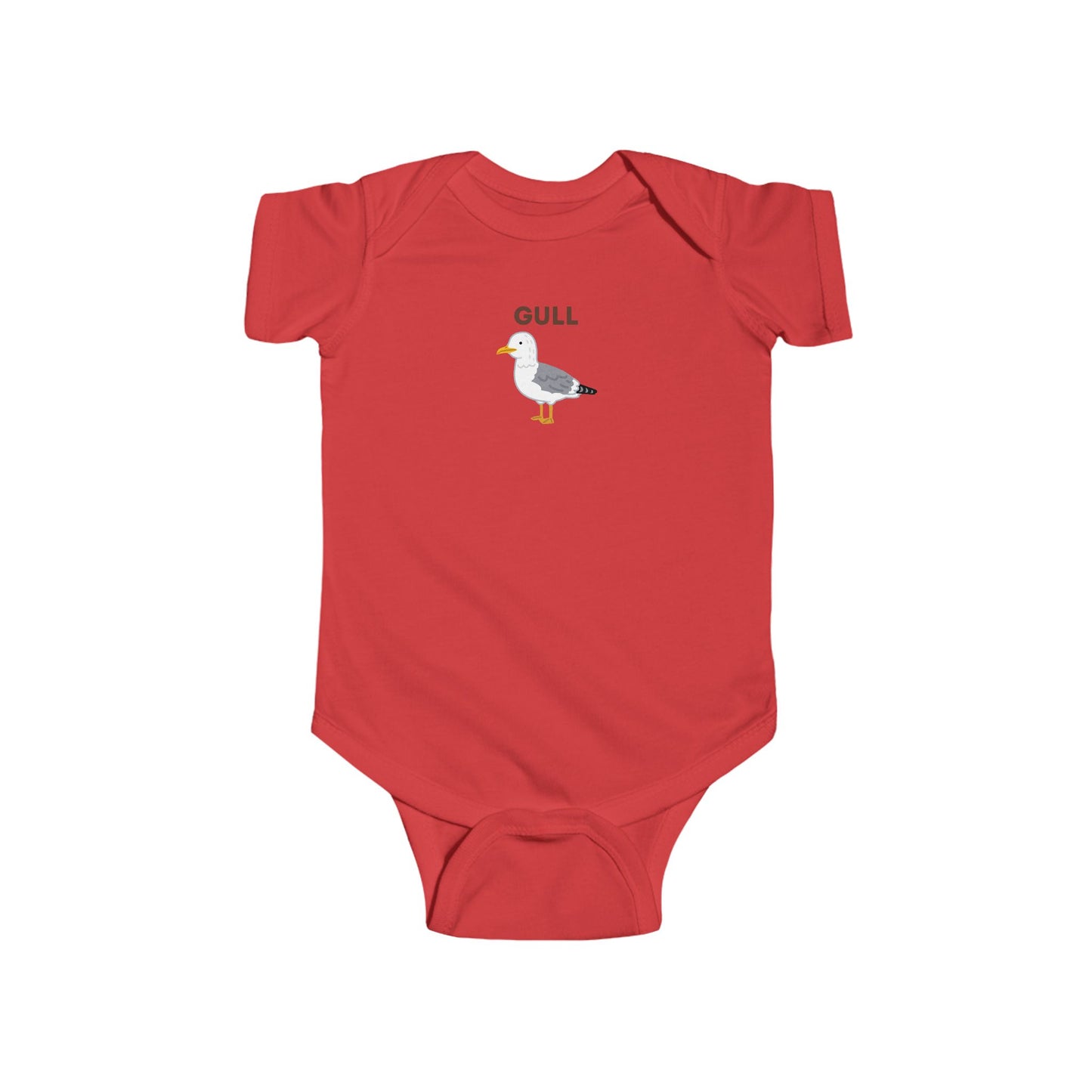 Gull Graphic- Baby Bodysuit- Cute Beachwear