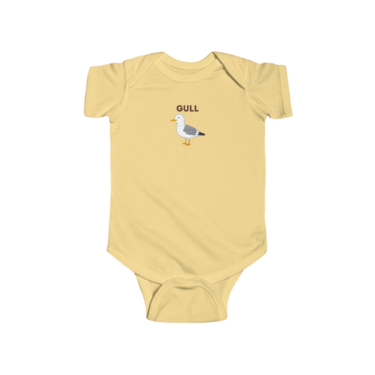 Gull Graphic- Baby Bodysuit- Cute Beachwear