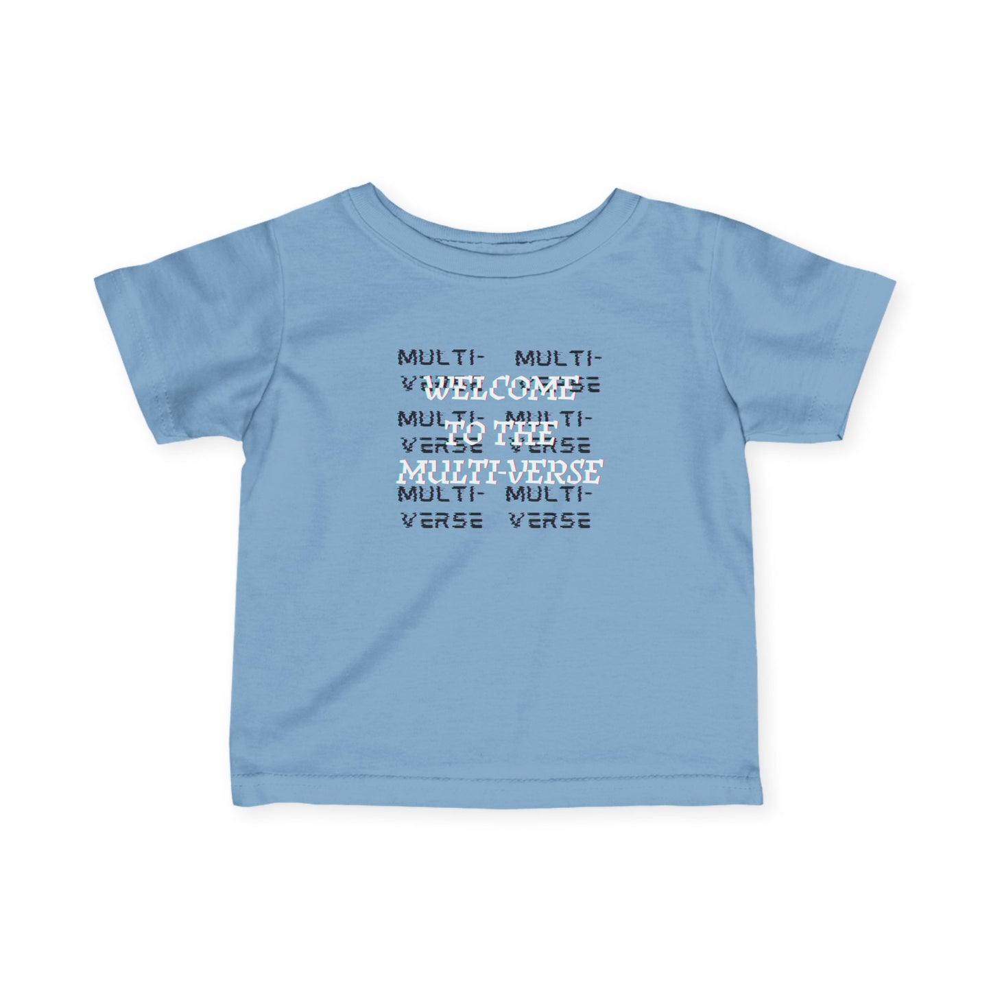 Marvel Superhero Funny — 'Welcome to the MULTI-VERSE' Graphic Baby Shirt for twins and triplets