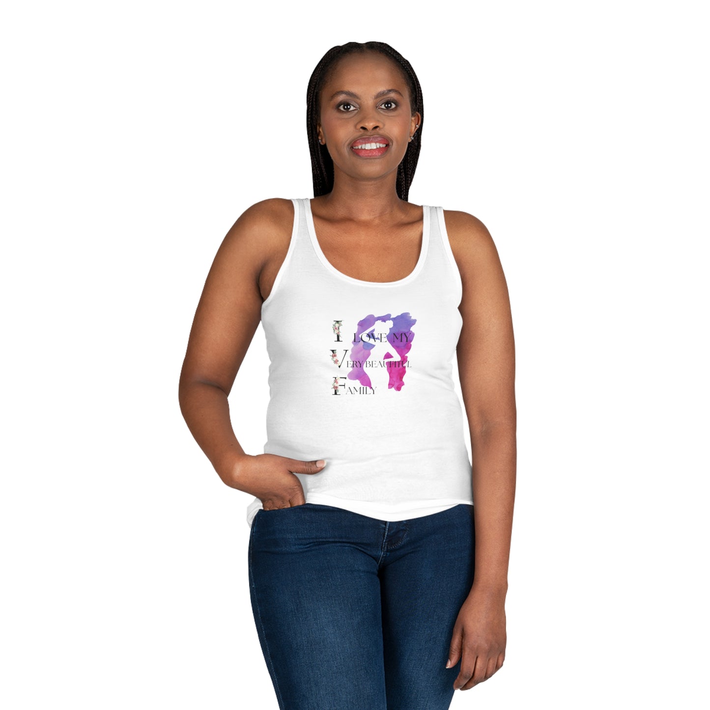 IVF "I Love My Beautiful Family" Women's Tank Top