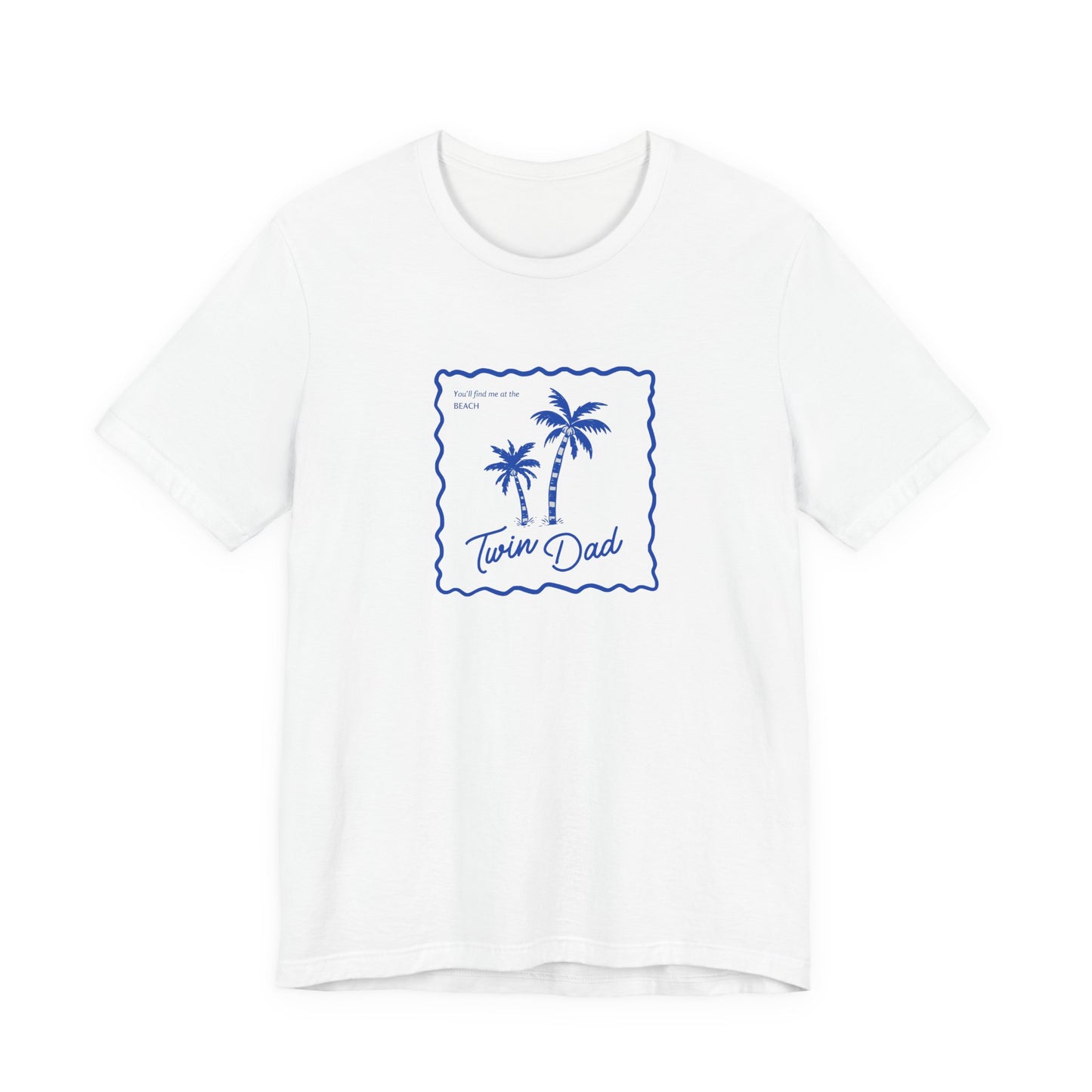 Twin Dad- Palm Tree Tee — Casual Beach Shirt