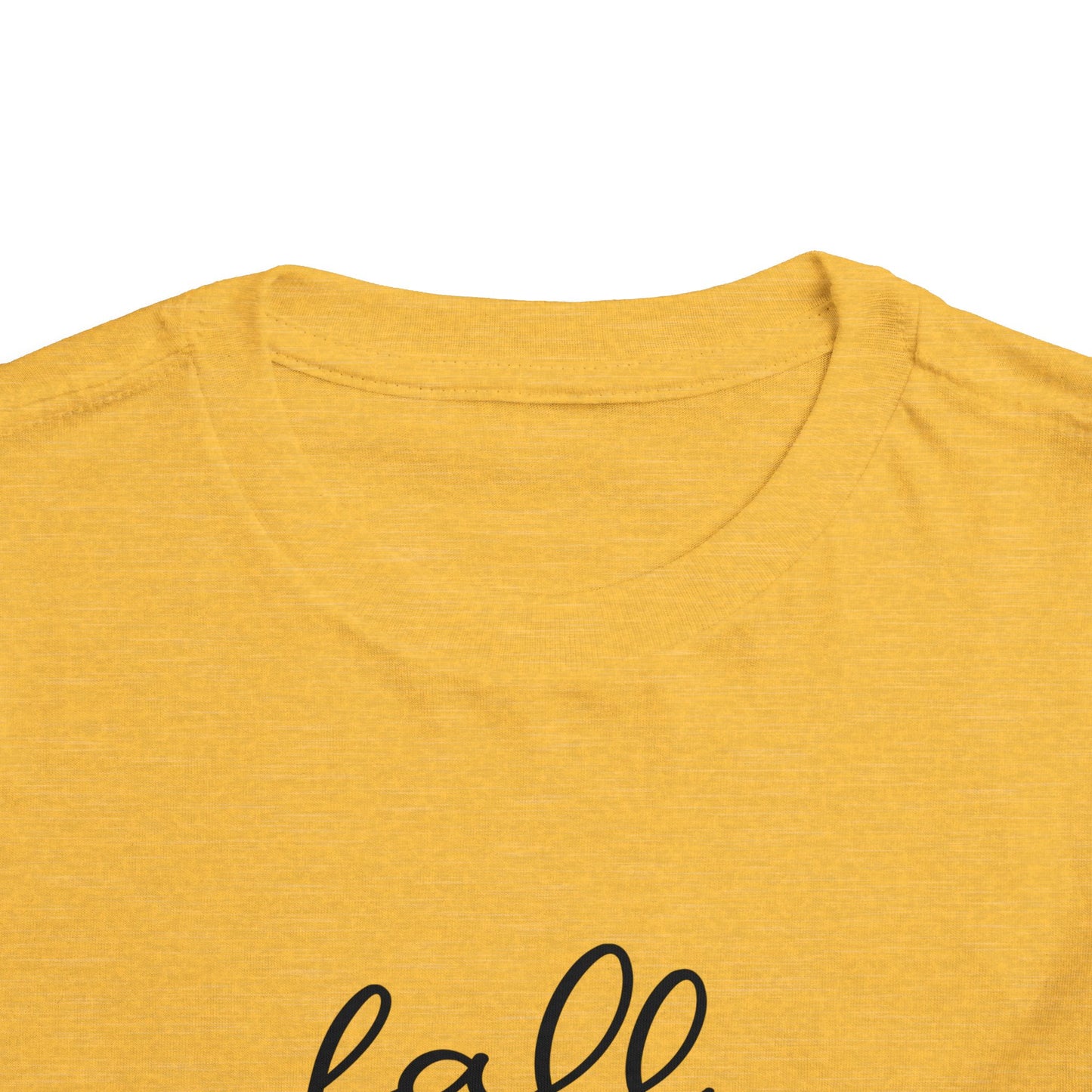 Toddler Tee – "Fall Vibes" Pumpkin & Leaf Autumn Graphic