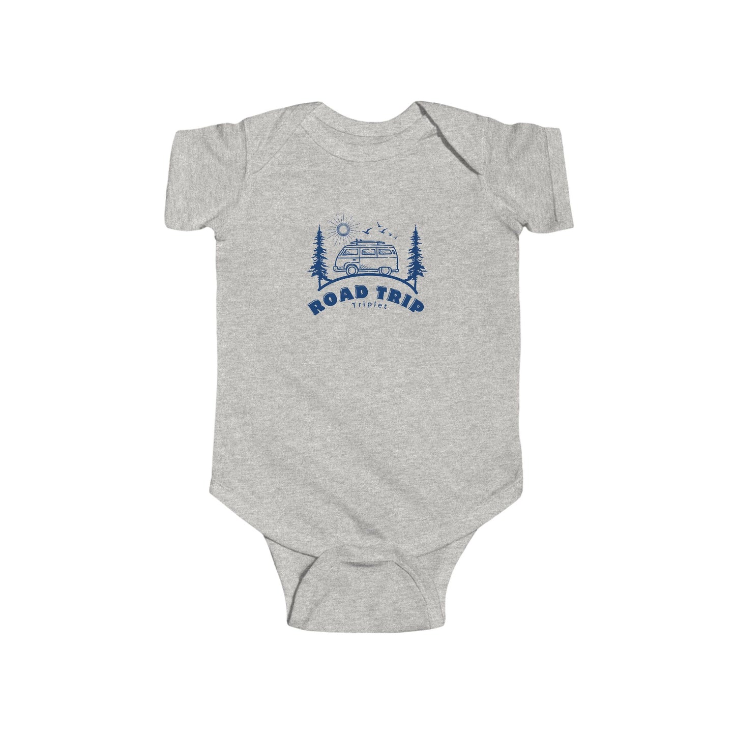 Road Trip Triplet Baby Bodysuit – Vintage Camper Baby Onesie