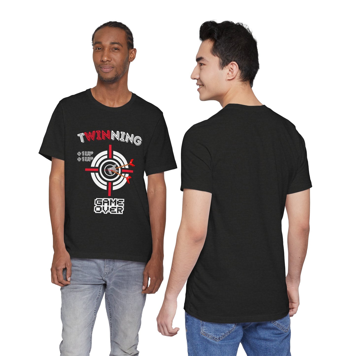 Twin Dad Tee — Retro Arcade Gamer T-Shirt