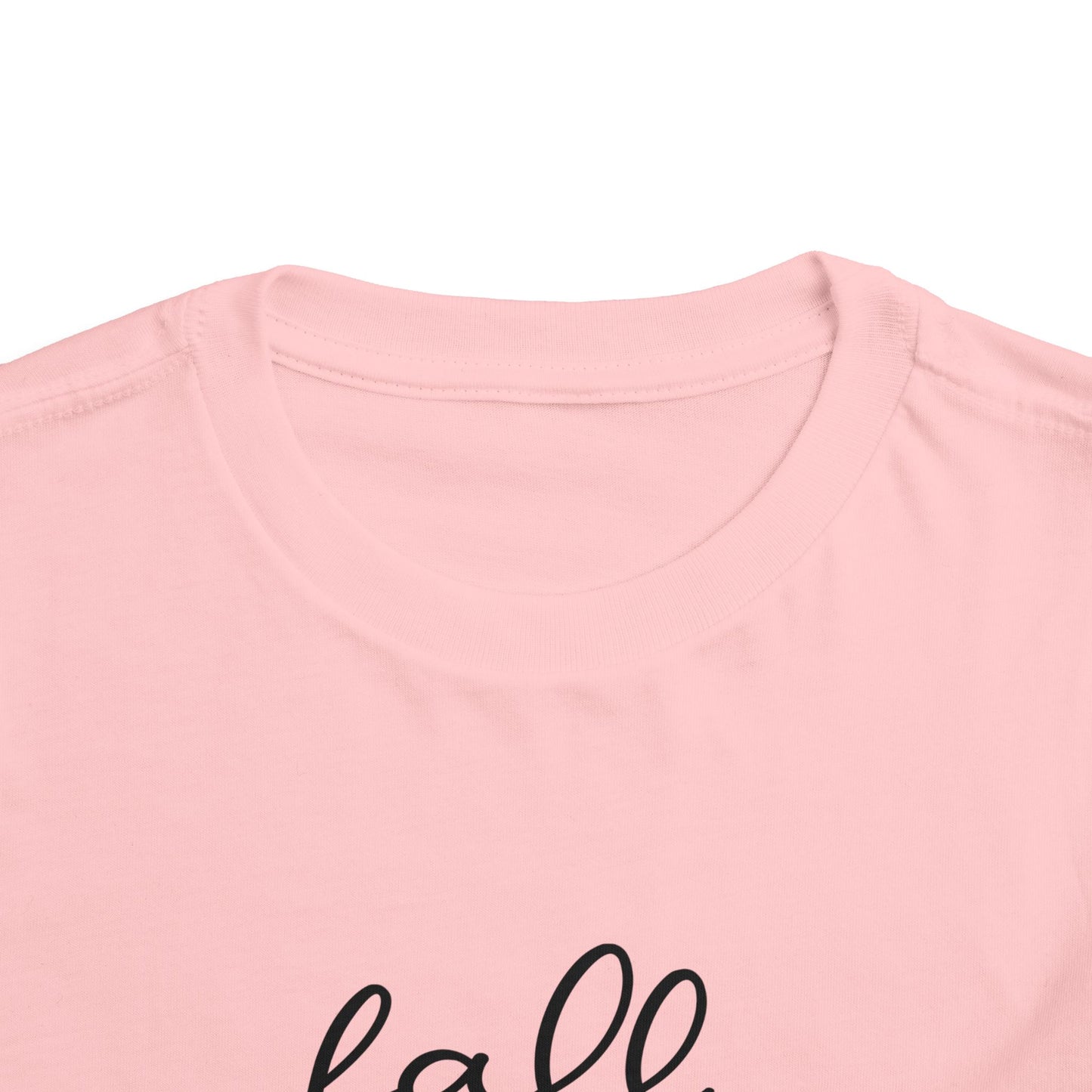 Toddler Tee – "Fall Vibes" Pumpkin & Leaf Autumn Graphic