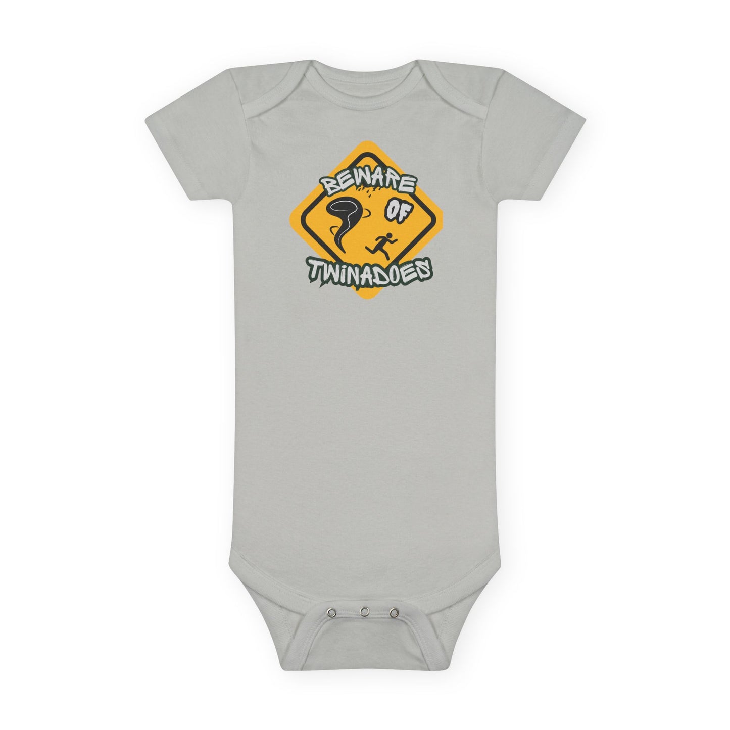 Onesie - "Beware of Twinadoes" Cute Baby Onesie | Twin Baby Gift
