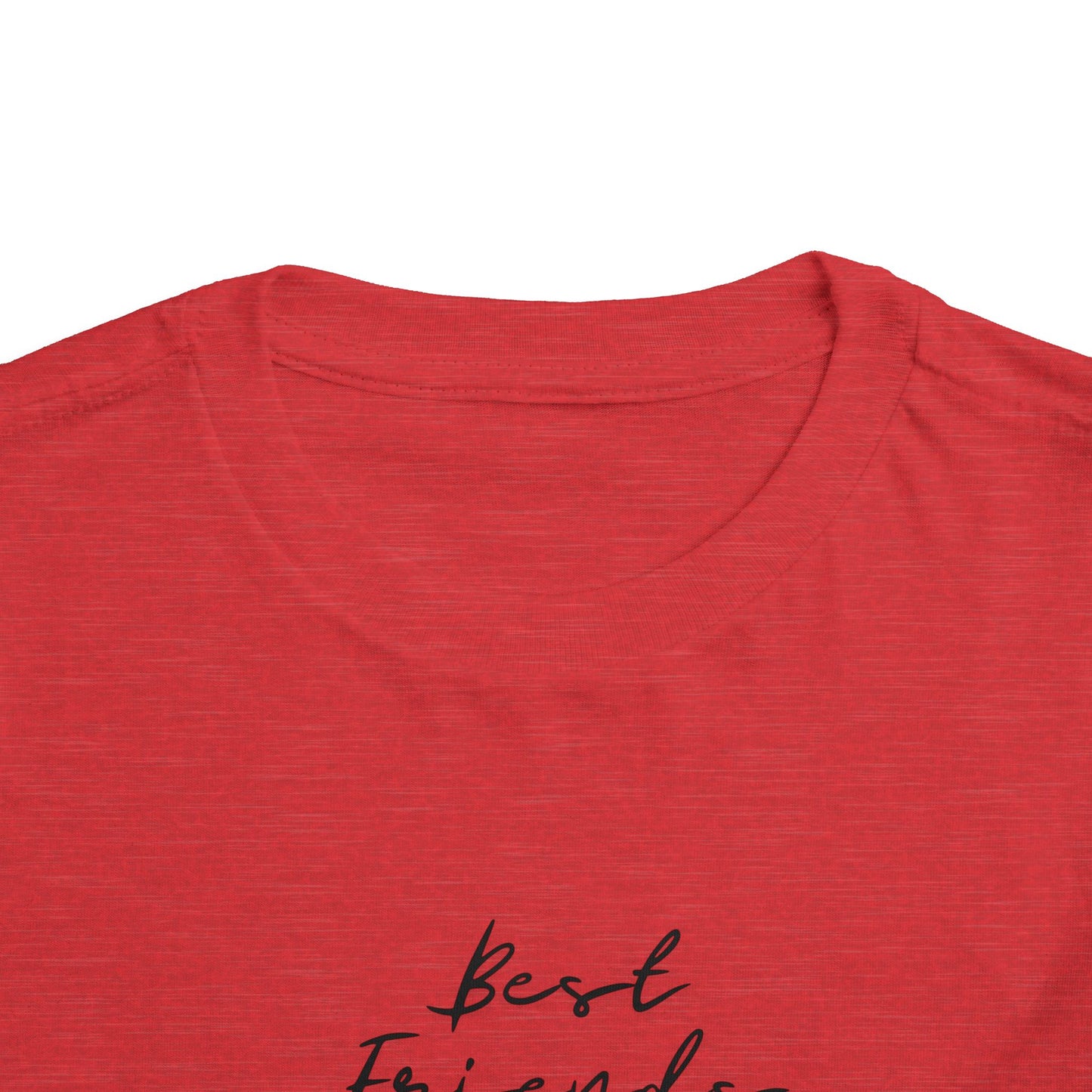 Toddler and Infant Tee — "Best Friends" Bunny Graphic Short Sleeve